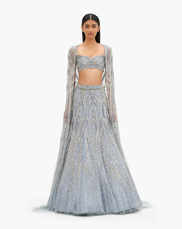 The Moonmist Lehenga