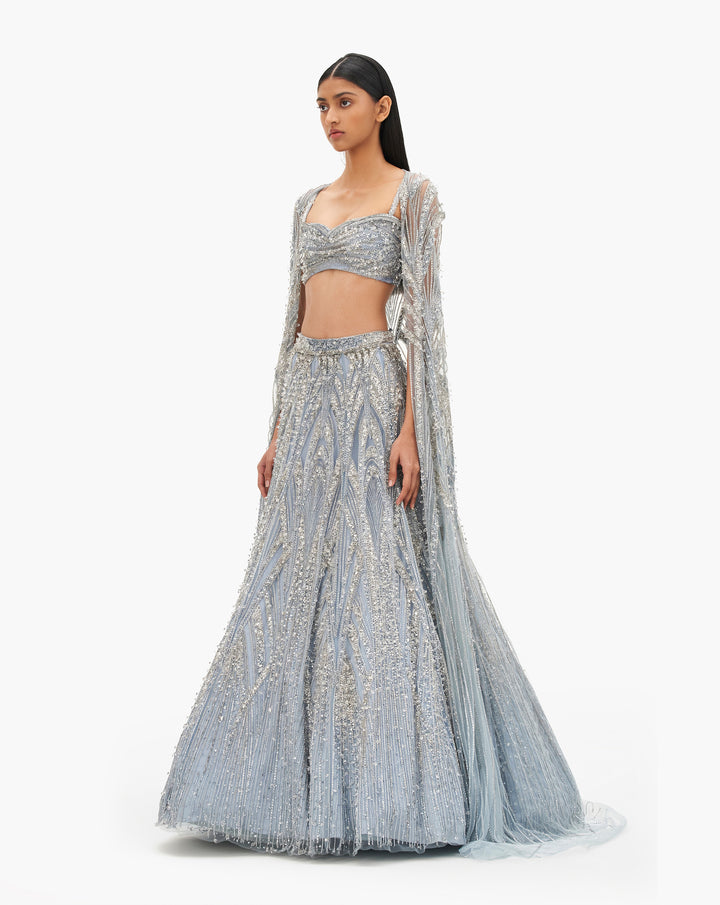 The Moonmist Lehenga