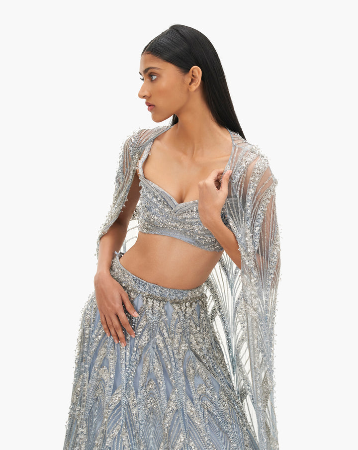 The Moonmist Lehenga