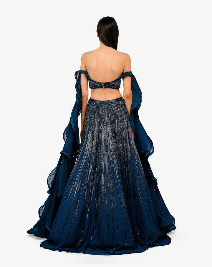 The Seraphic Beaded Lehenga
