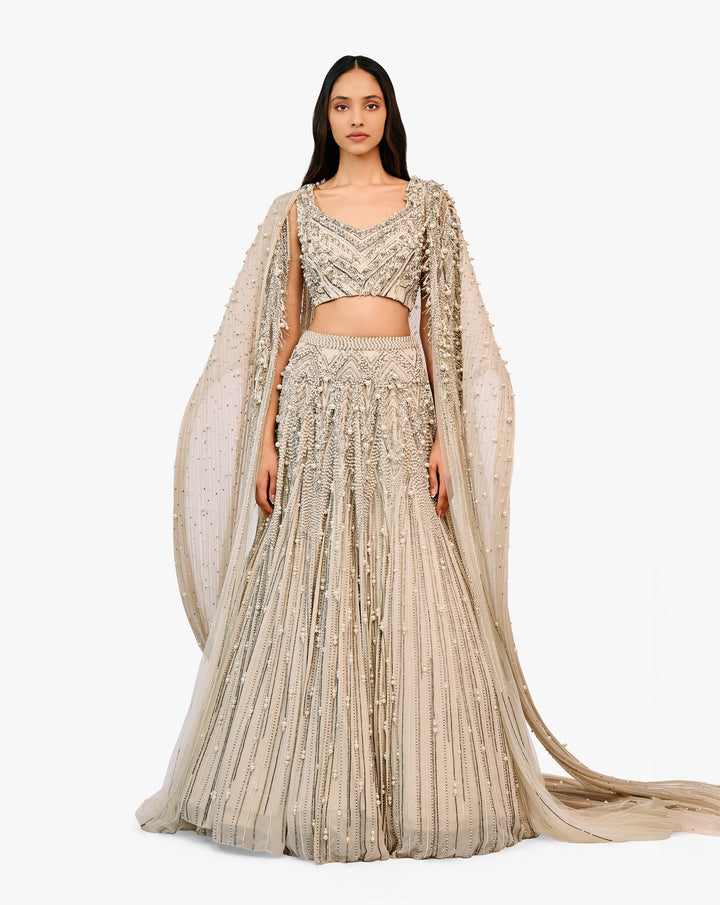 The Cepheus Pearl Lehenga