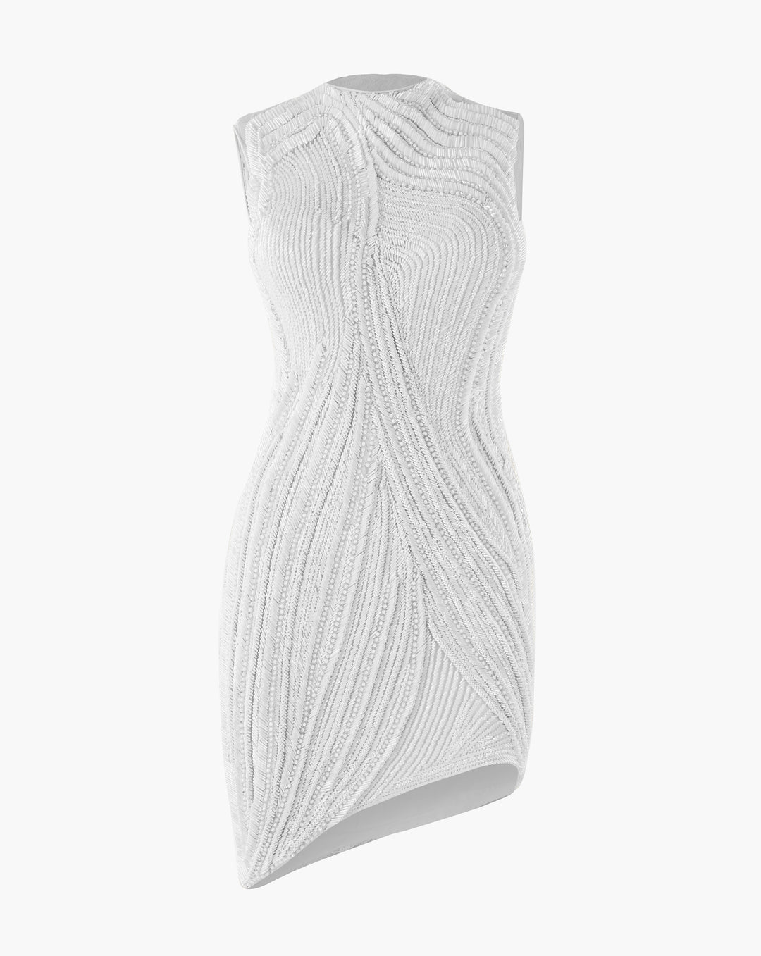 The White Asymmetric Dress