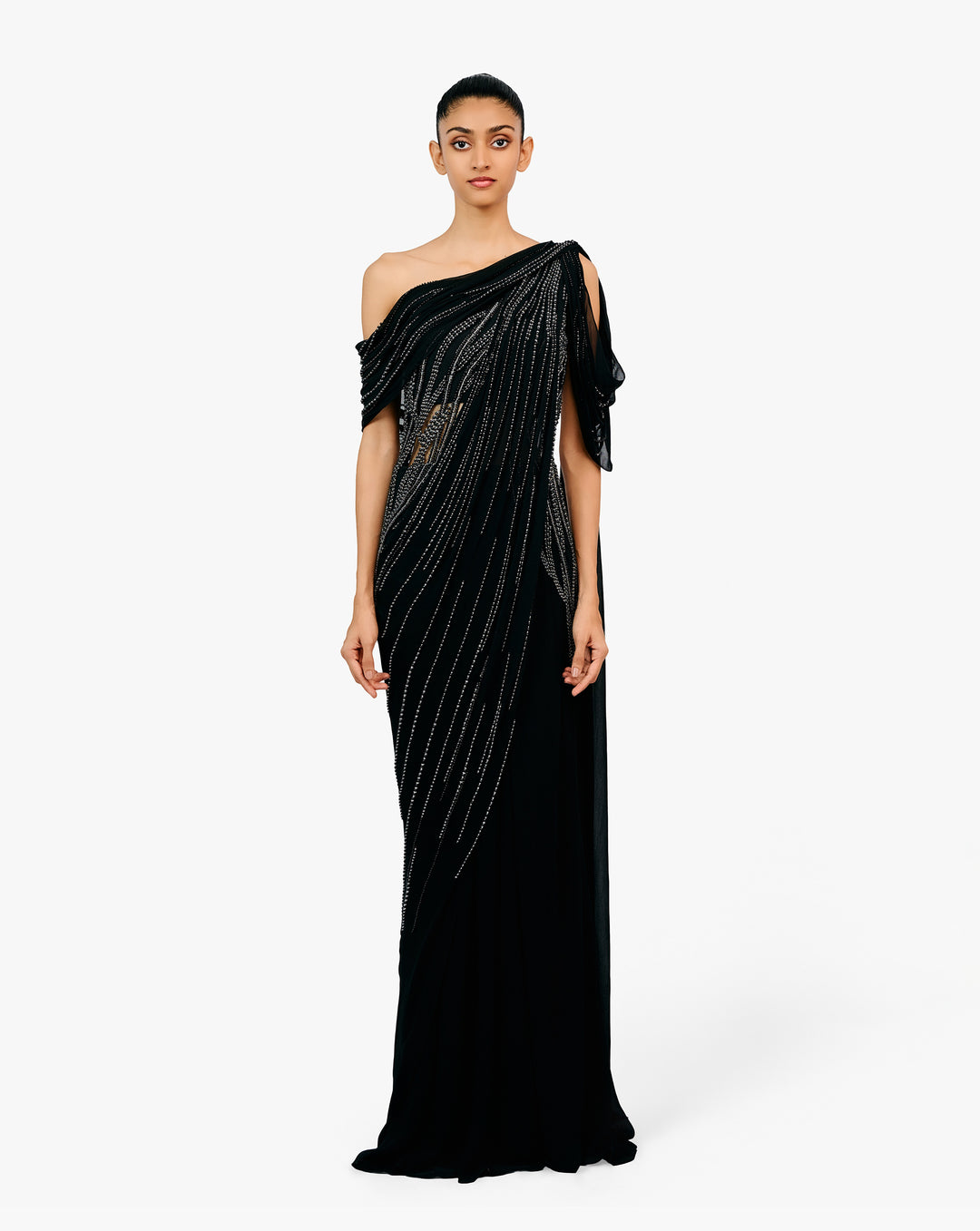 The Grecian Mist Saree