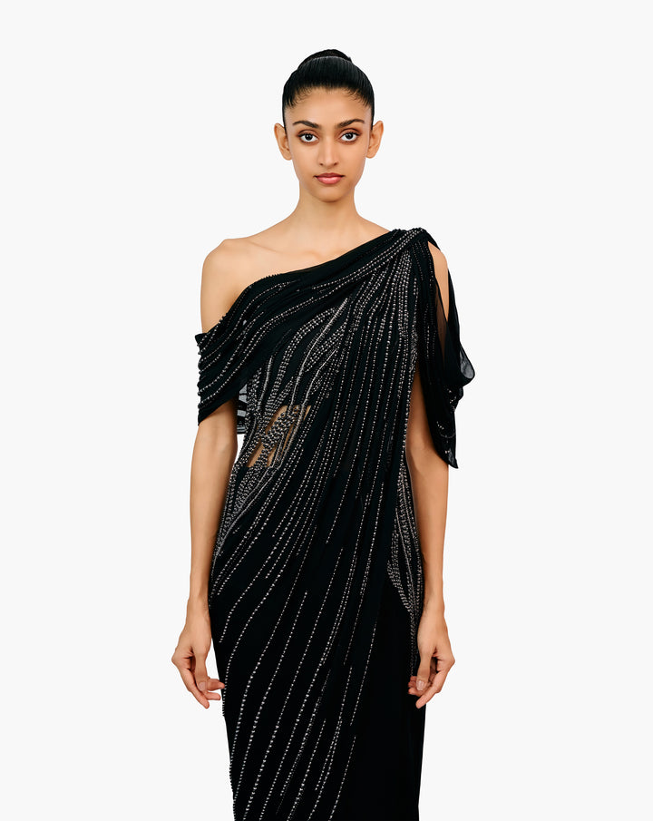 The Grecian Mist Saree