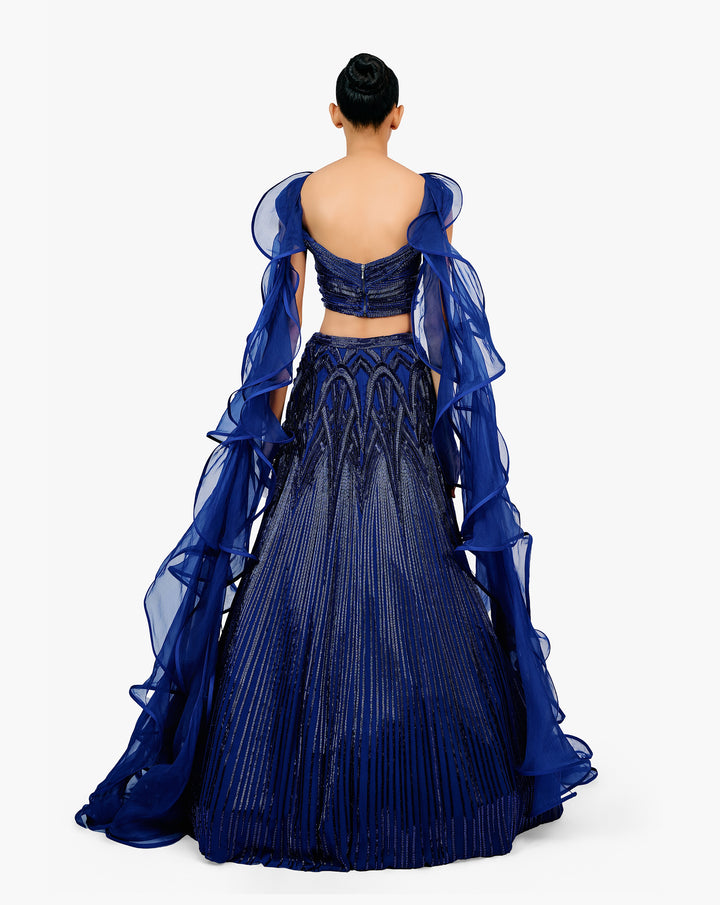 The Ether Sculpted Lehenga