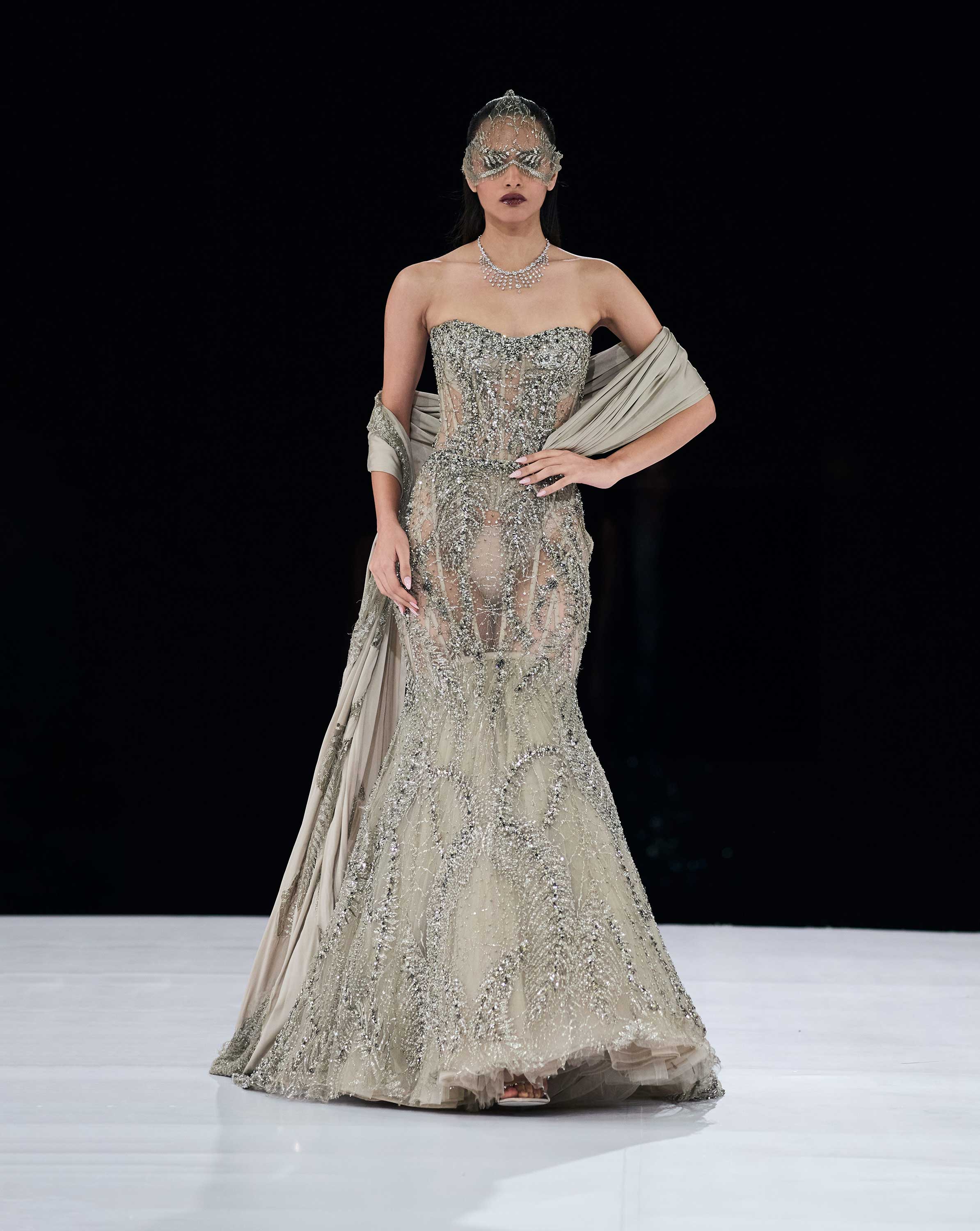 Moonshard Lace Gown