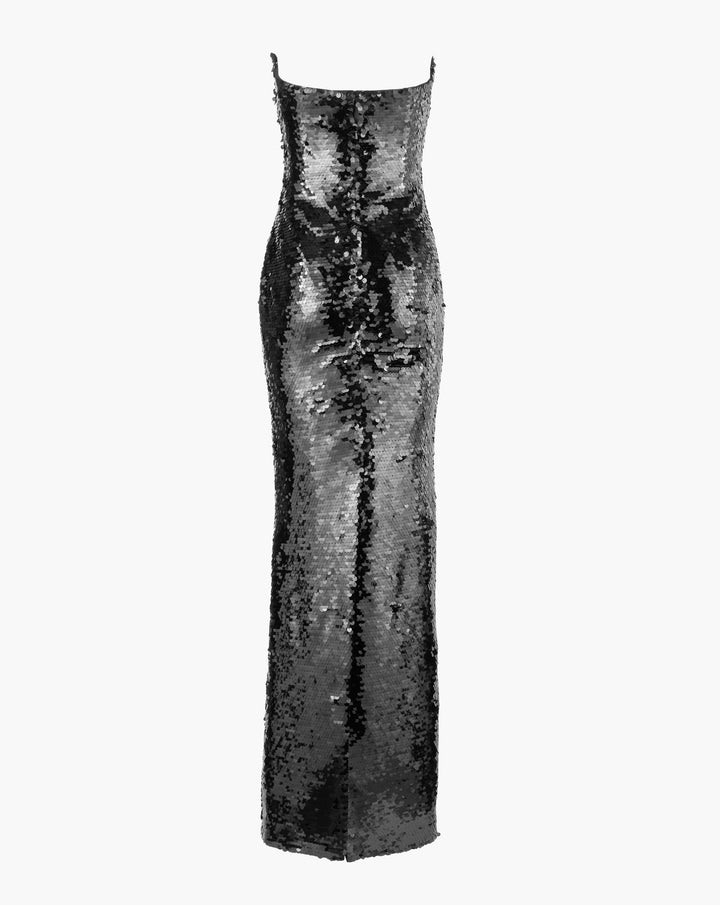 The Sequin Column Gown