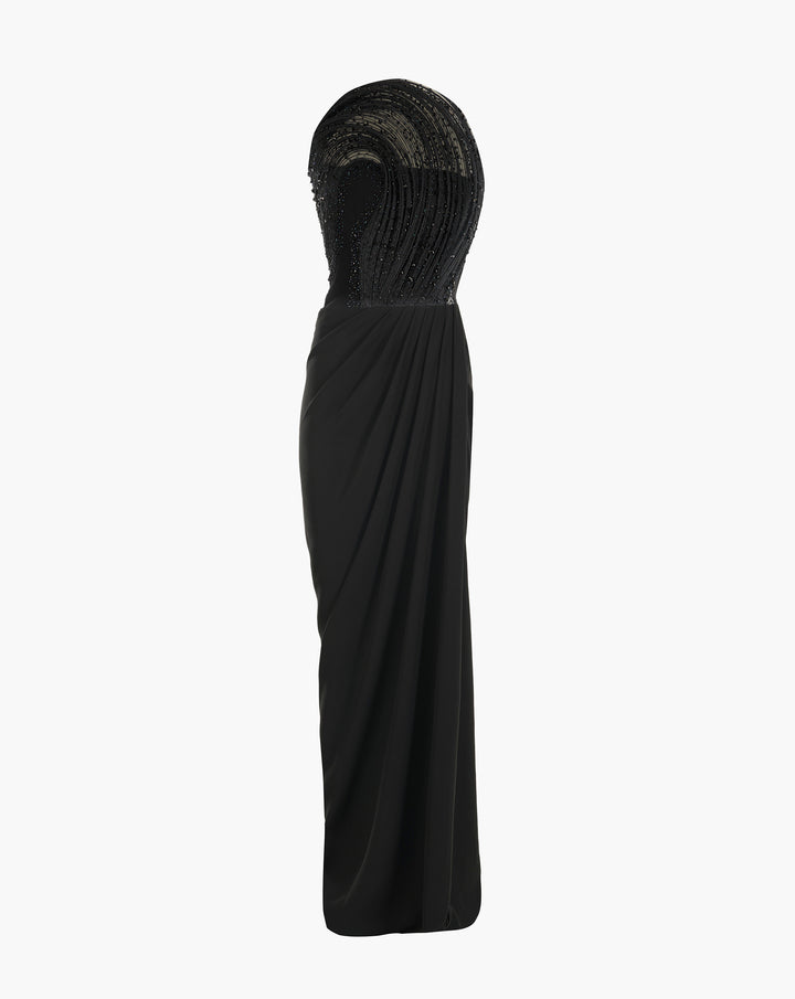 The Cosmic Sculpted Gown
