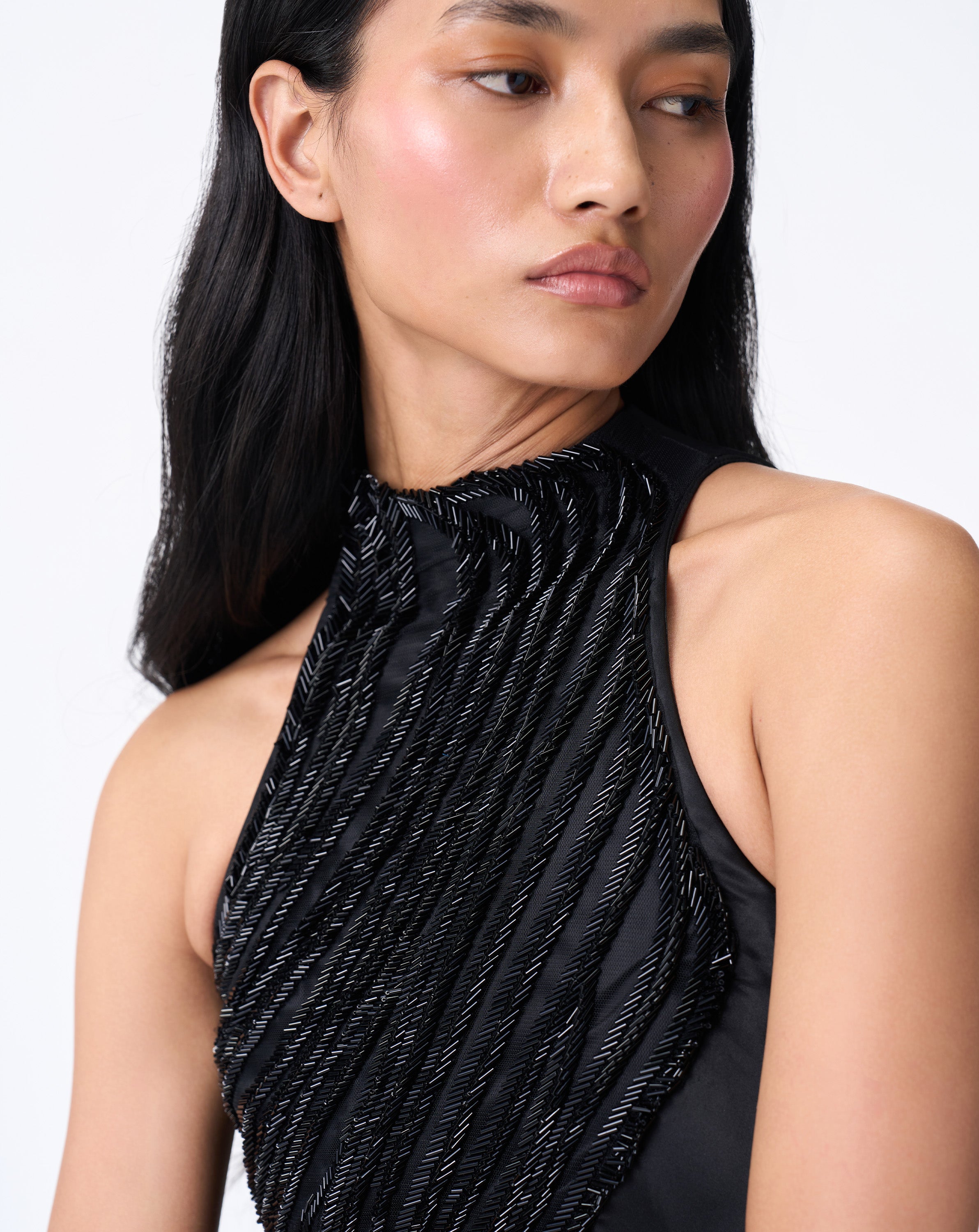 Nephele Beaded Mini Dress