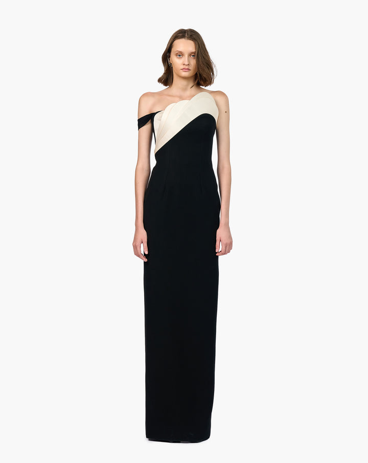 The Nyx Petal Column Gown