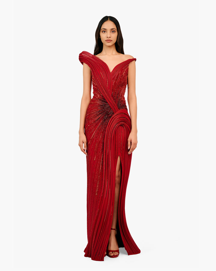 The Sculpt Embellished Gown