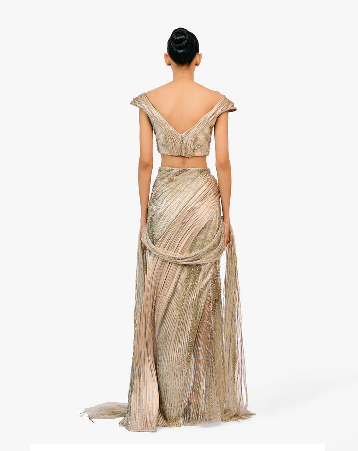 The Aurora Beaded Lehenga