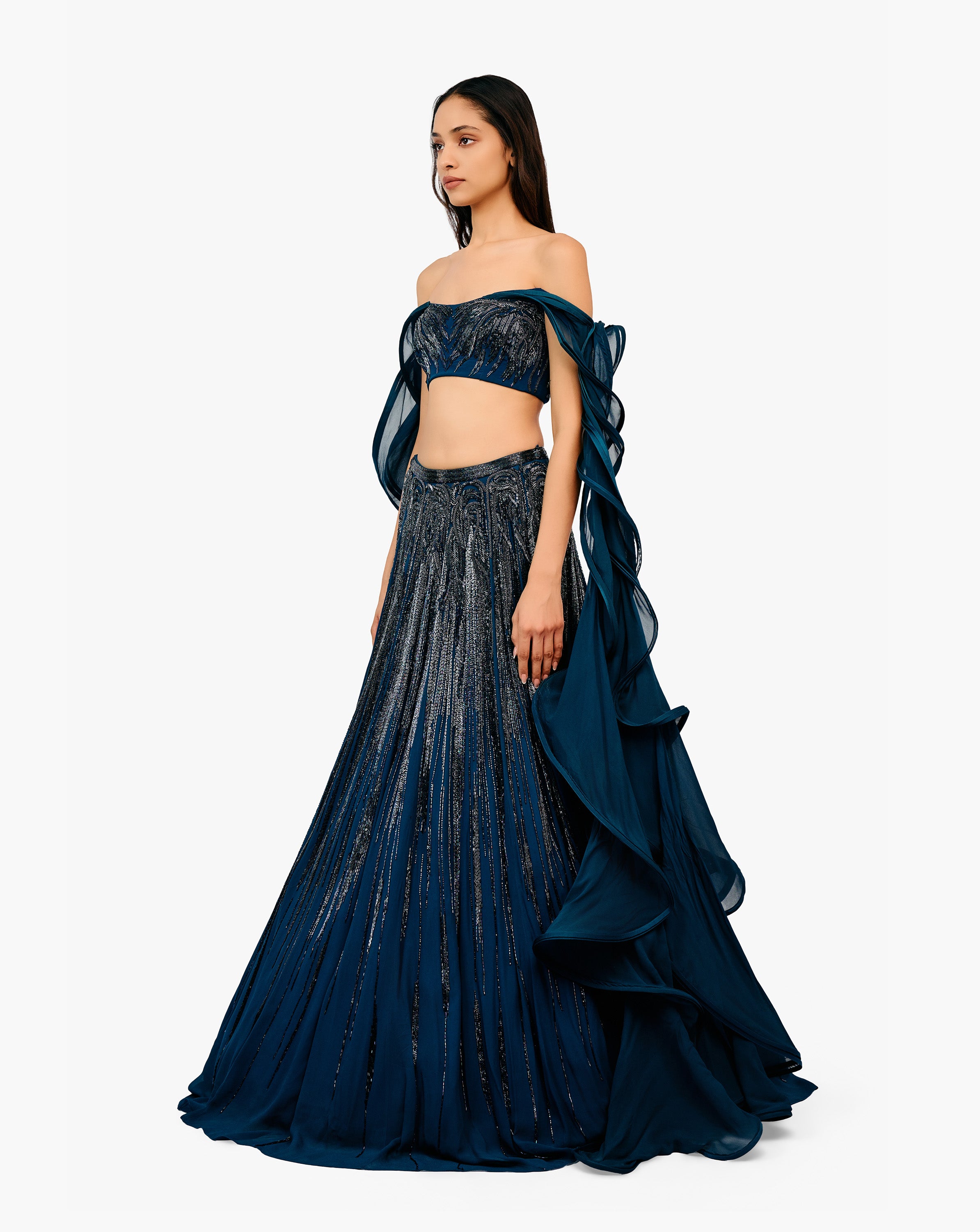 The Seraphic Beaded Lehenga