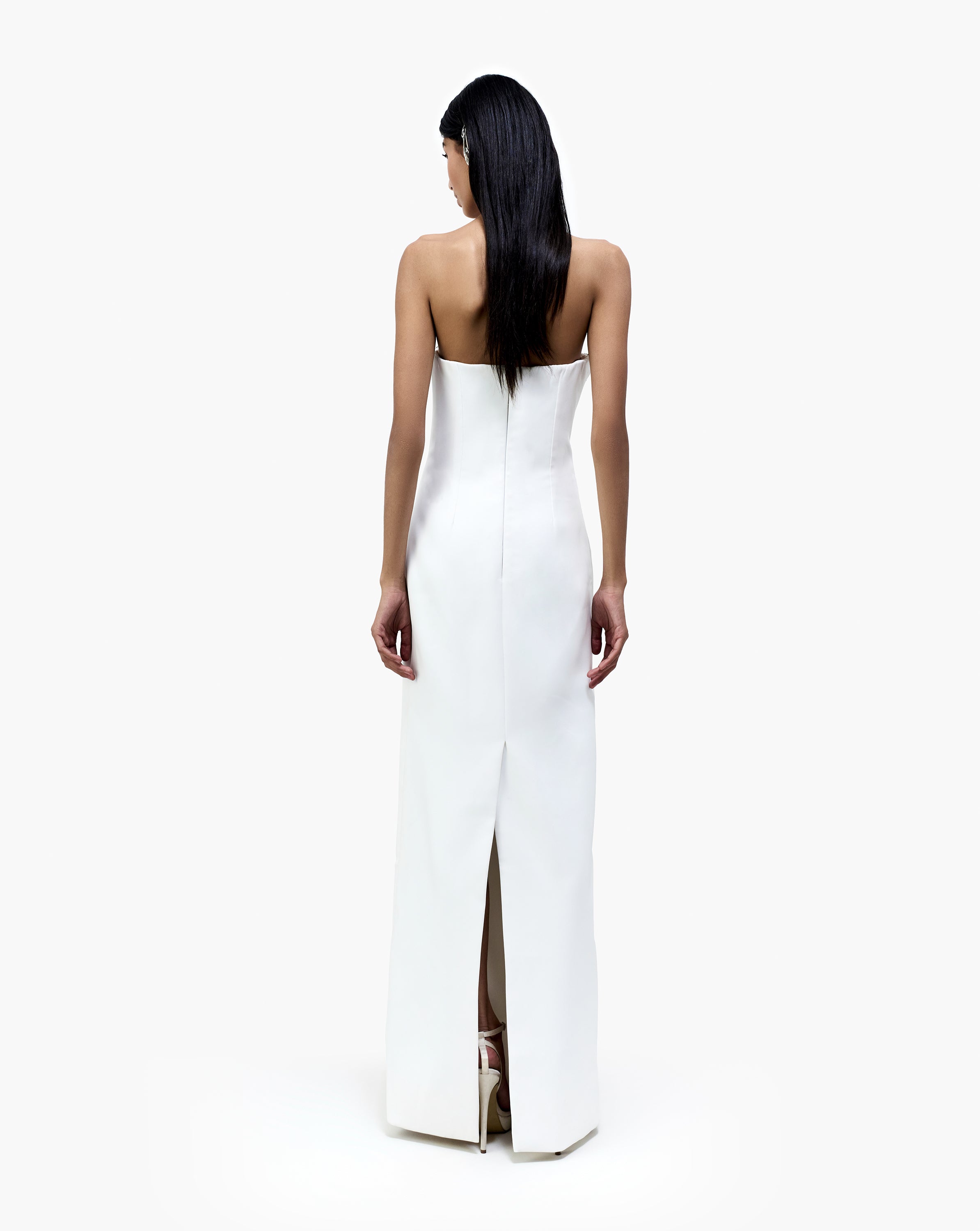 The Crystal Column Gown