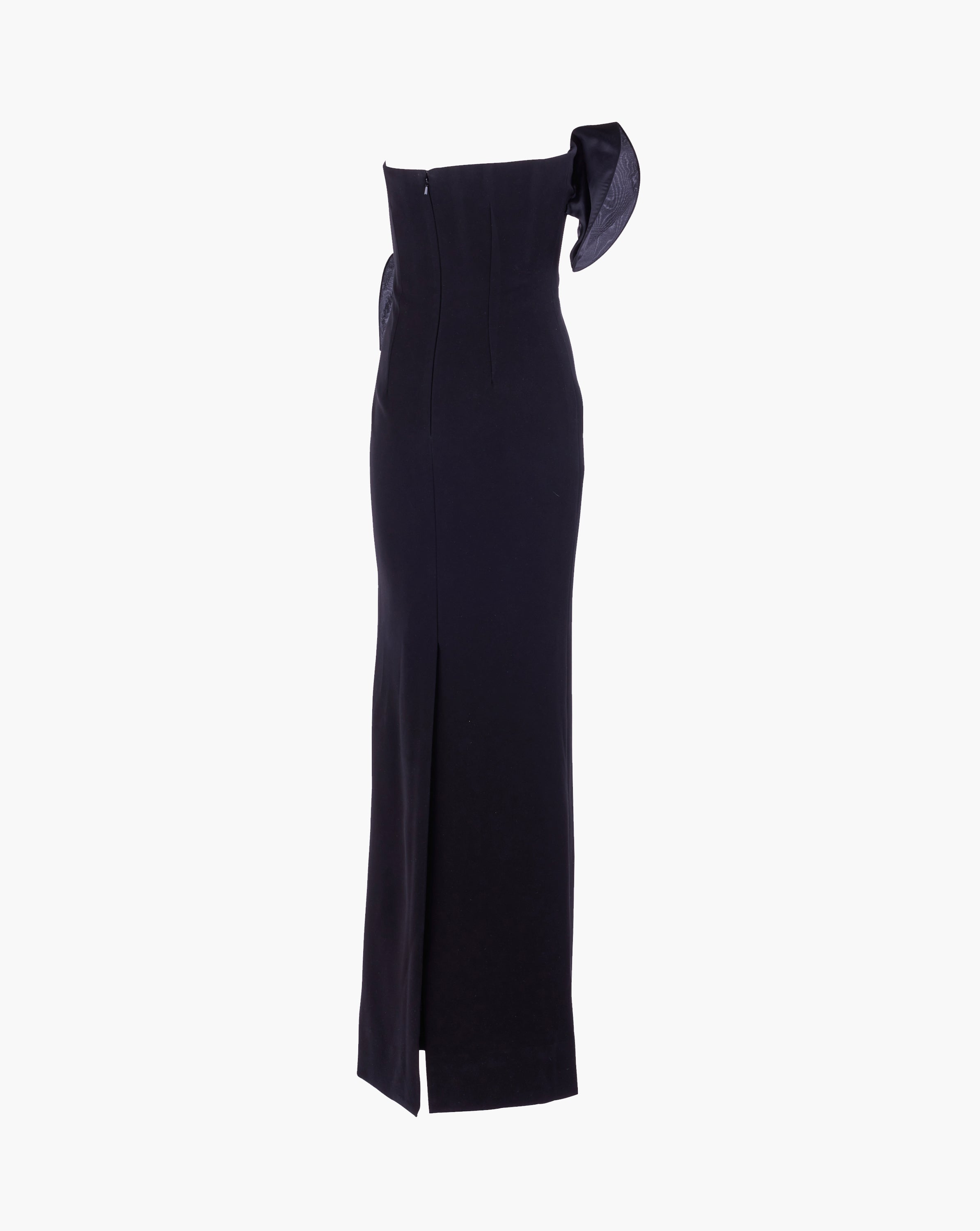 The Ruffle Wave Column Gown