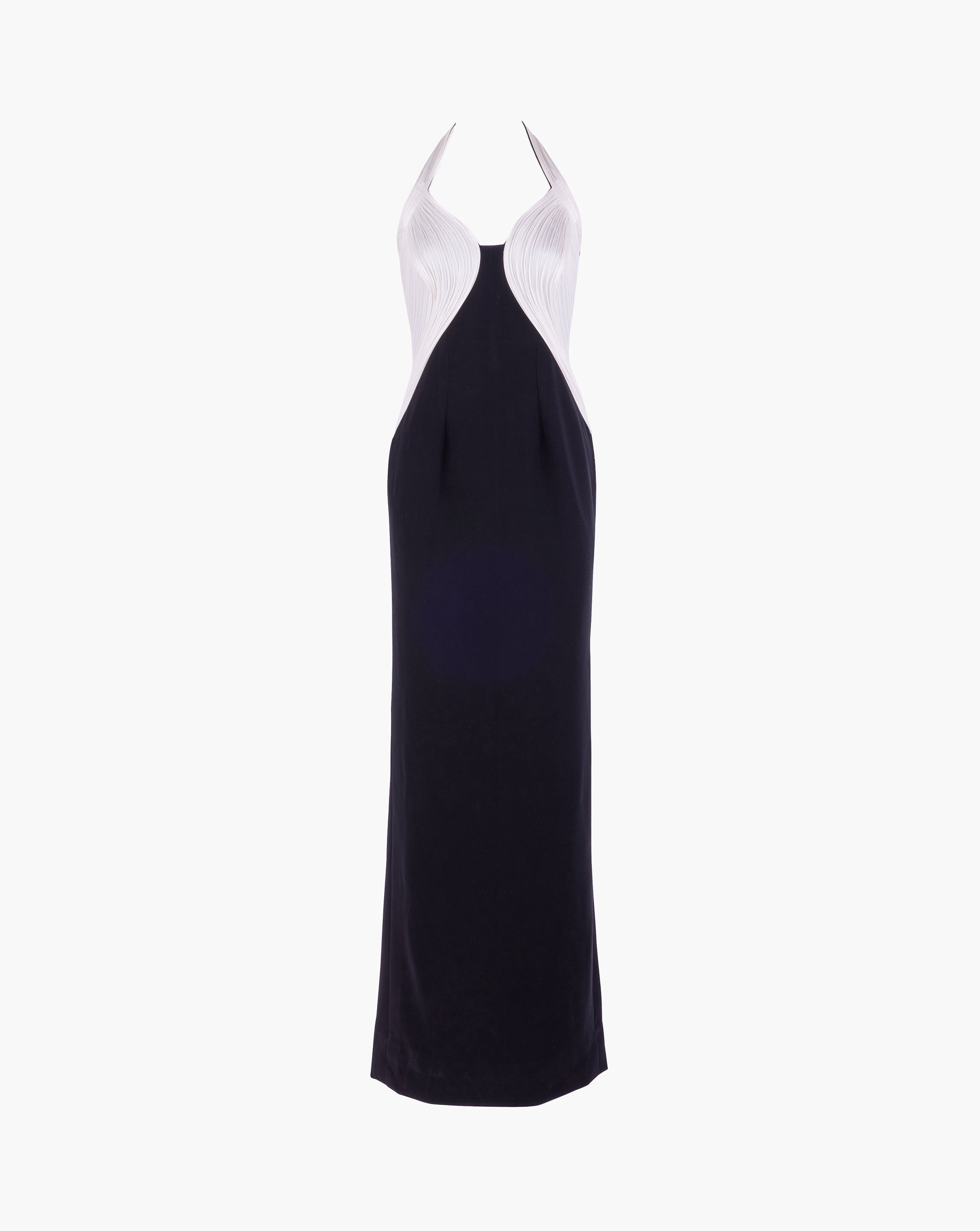 The Monochromatic Armor Gown