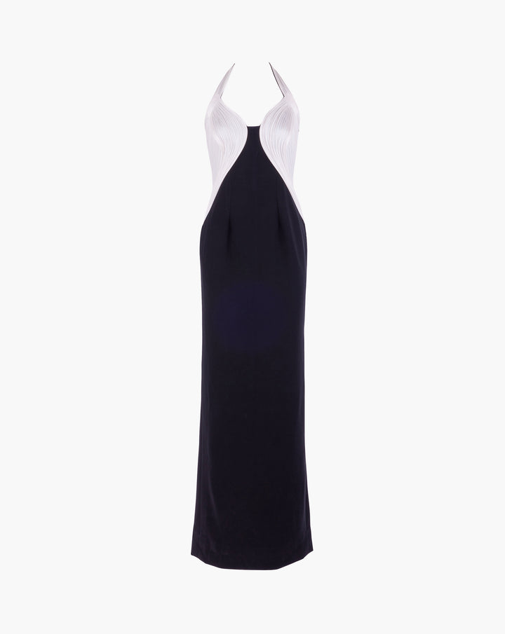 The Monochromatic Armor Gown