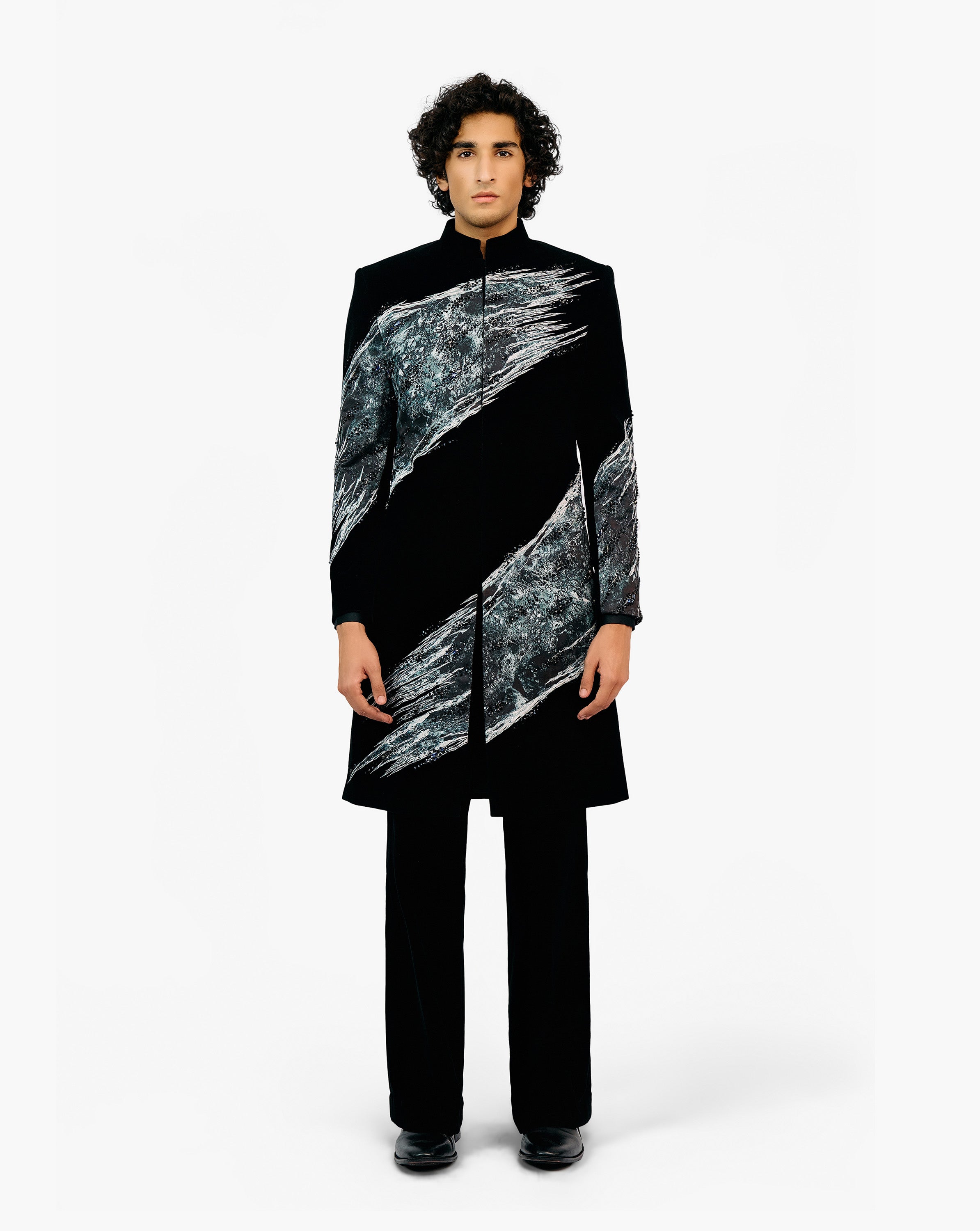 Appliqué Meteor Long Jacket