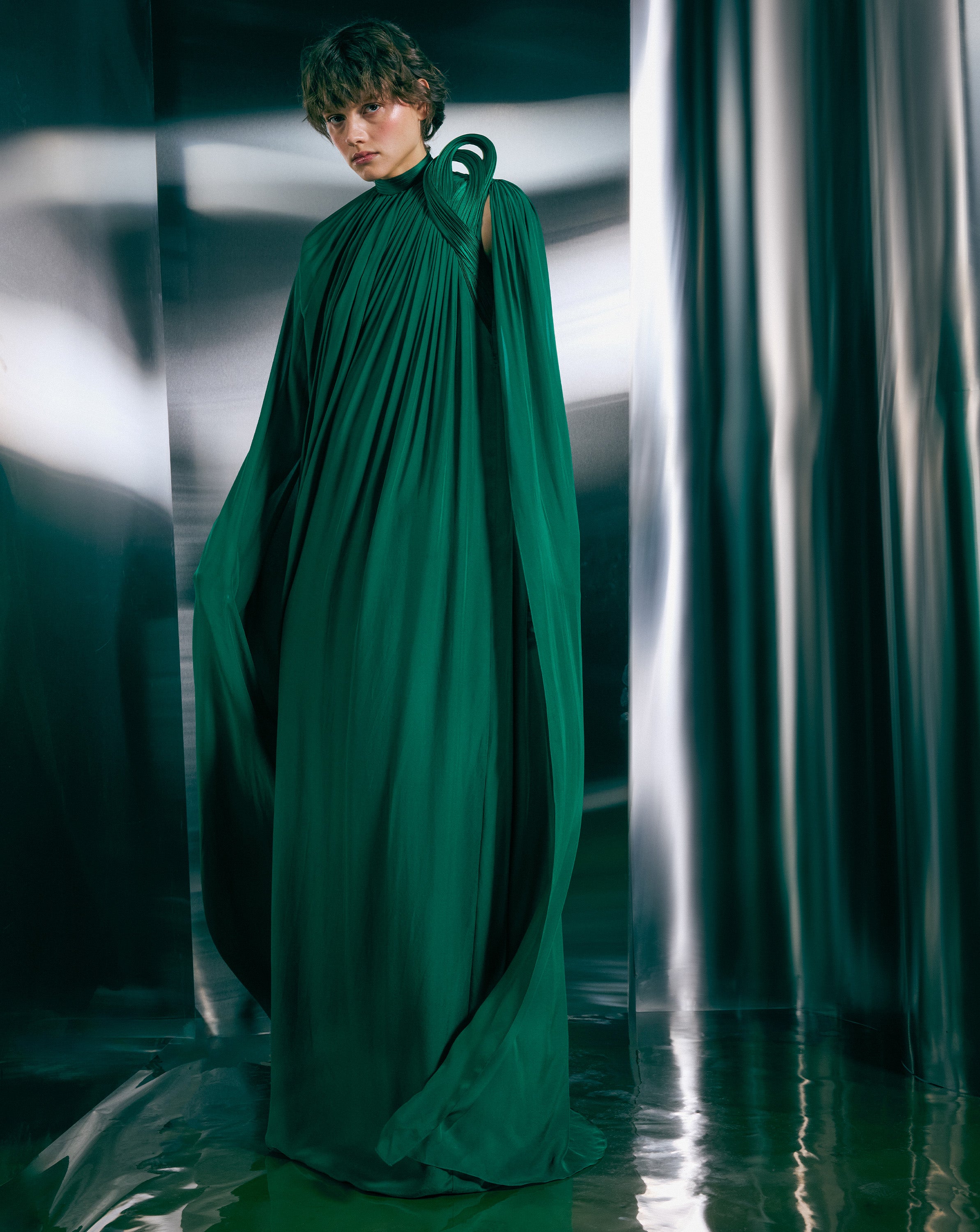 Cypress Sculpted Gown