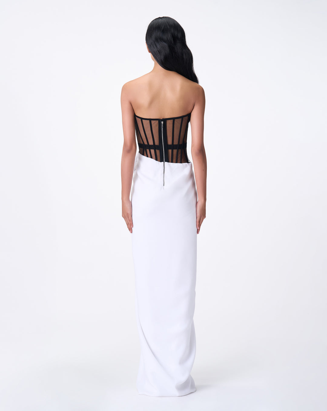 Dichrome Sculpted Corset Gown