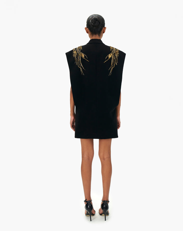The Deconstructed Tuxedo Dress