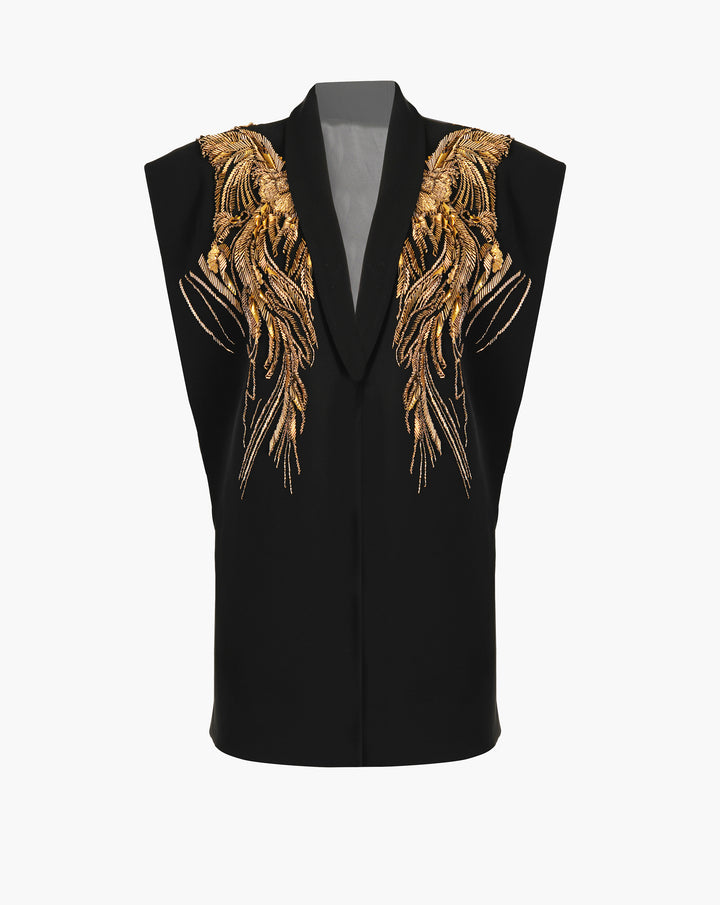 The Deconstructed Tuxedo Dress