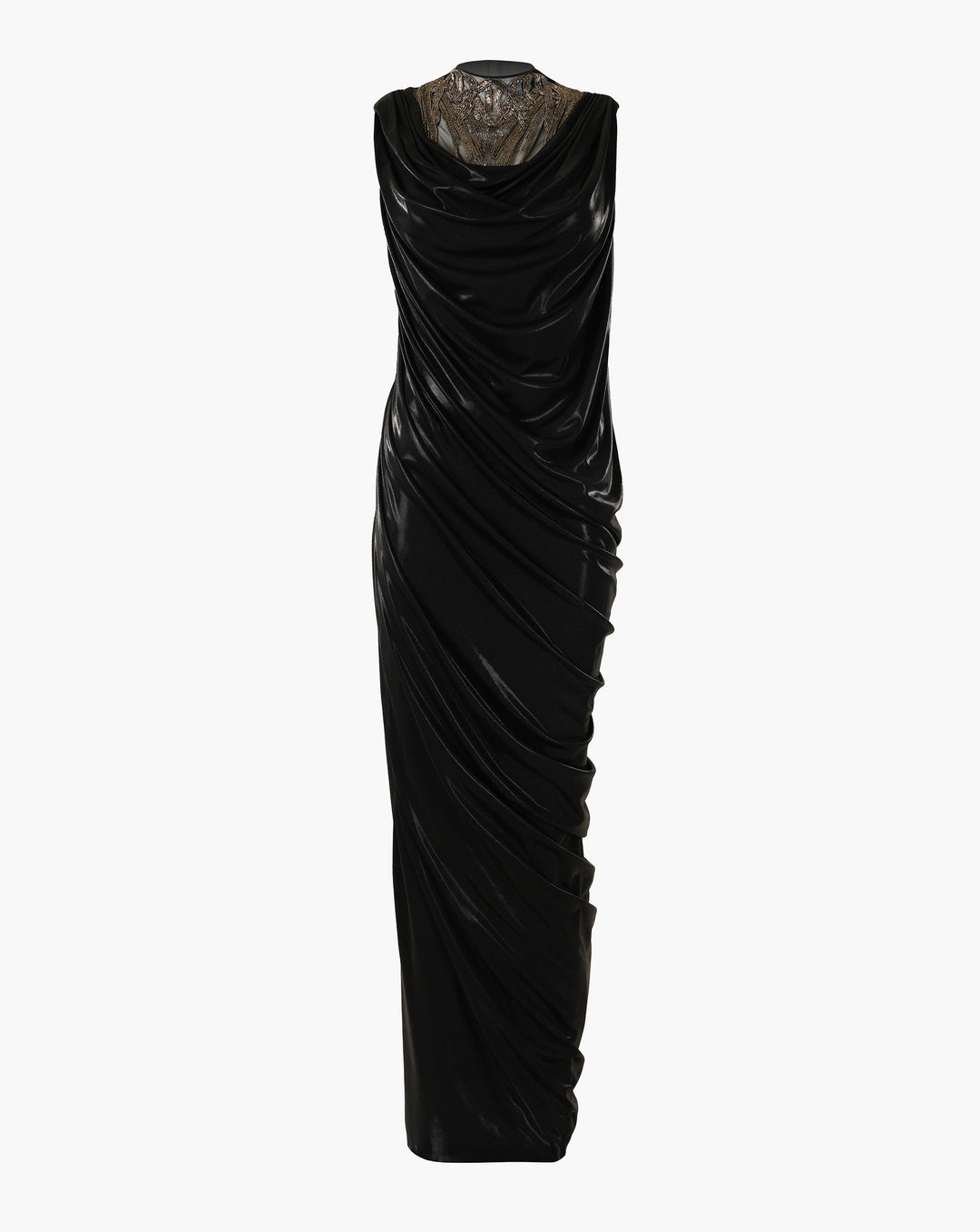 The Meteoric Cowl Draped Gown