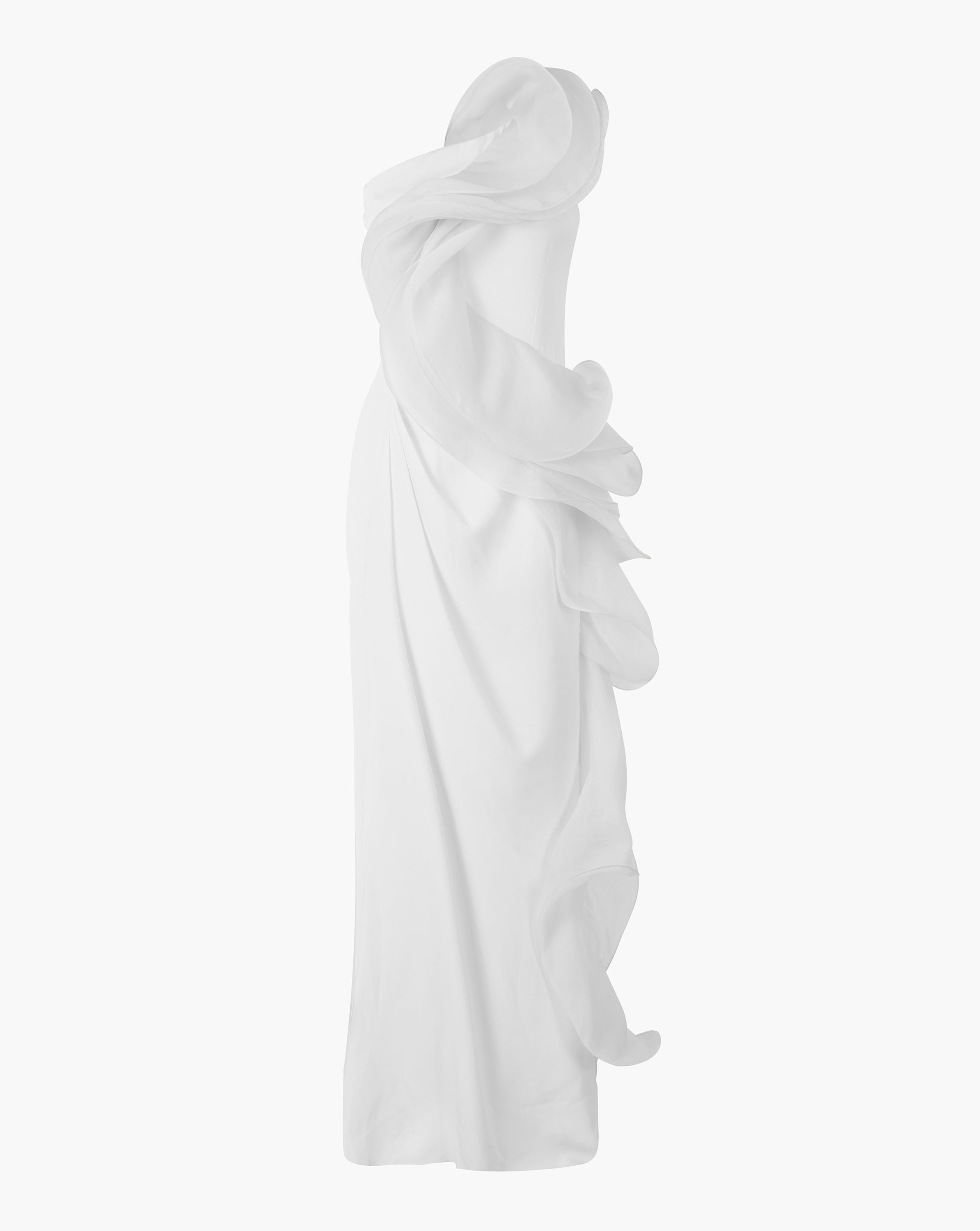 Shop Assertion Gown White online | Gowns | Toni Maticevski
