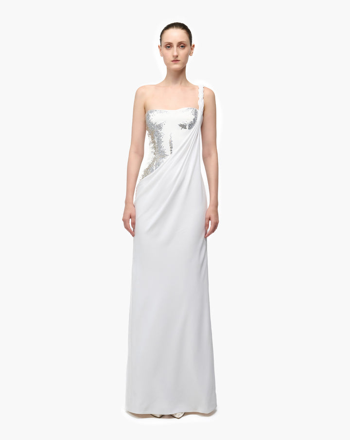 Halo Beaded Corset Gown