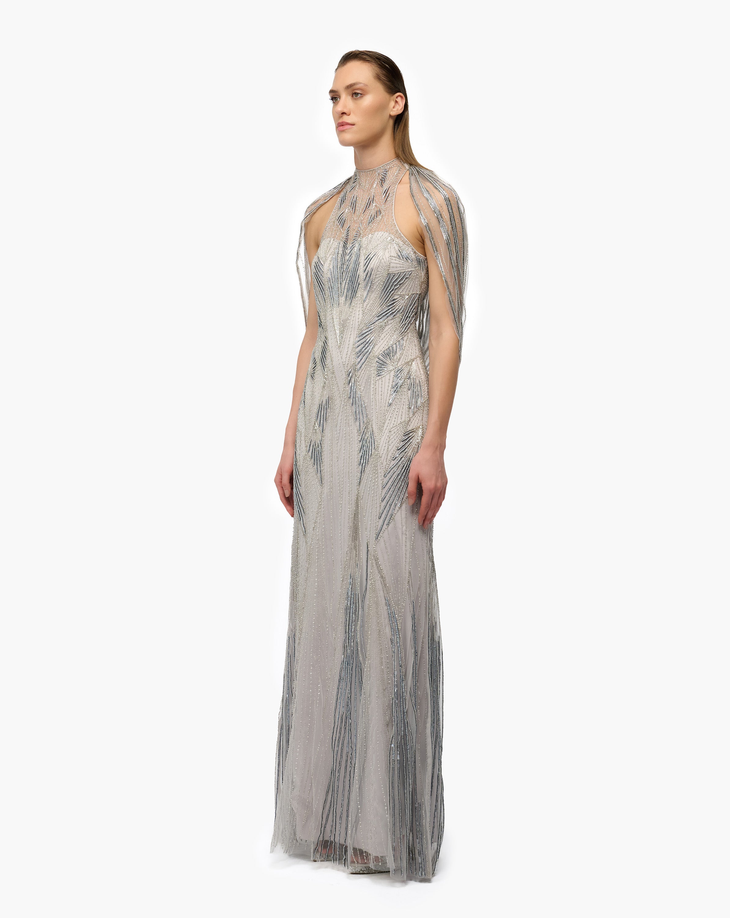 Aurora Veil Gown