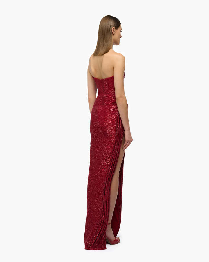 Solar Sequin Gown