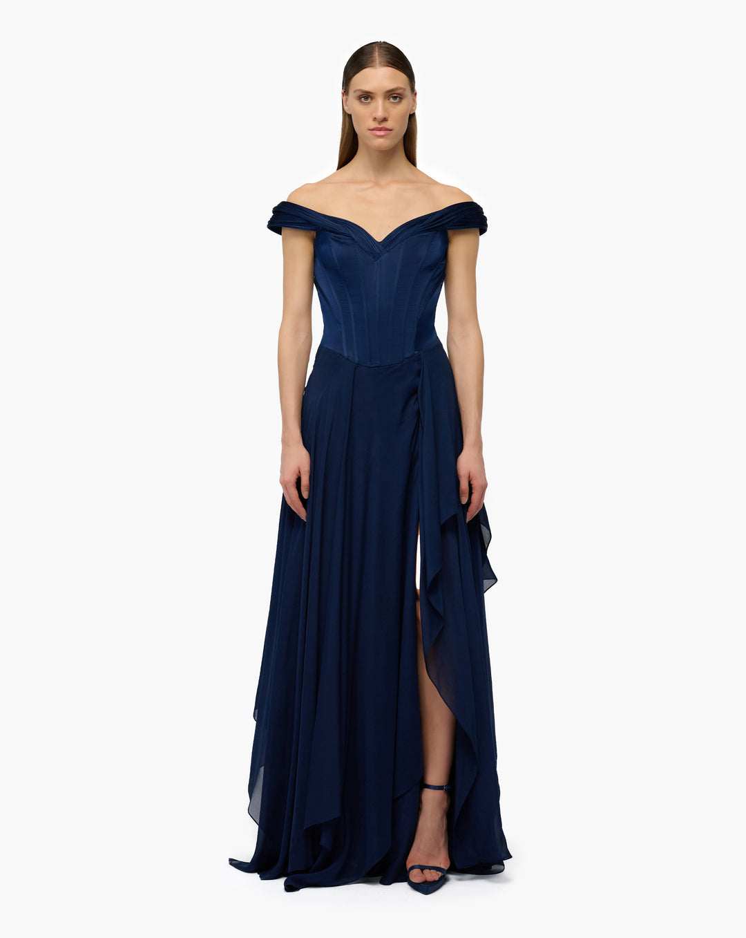 Selene Corset Flare Gown