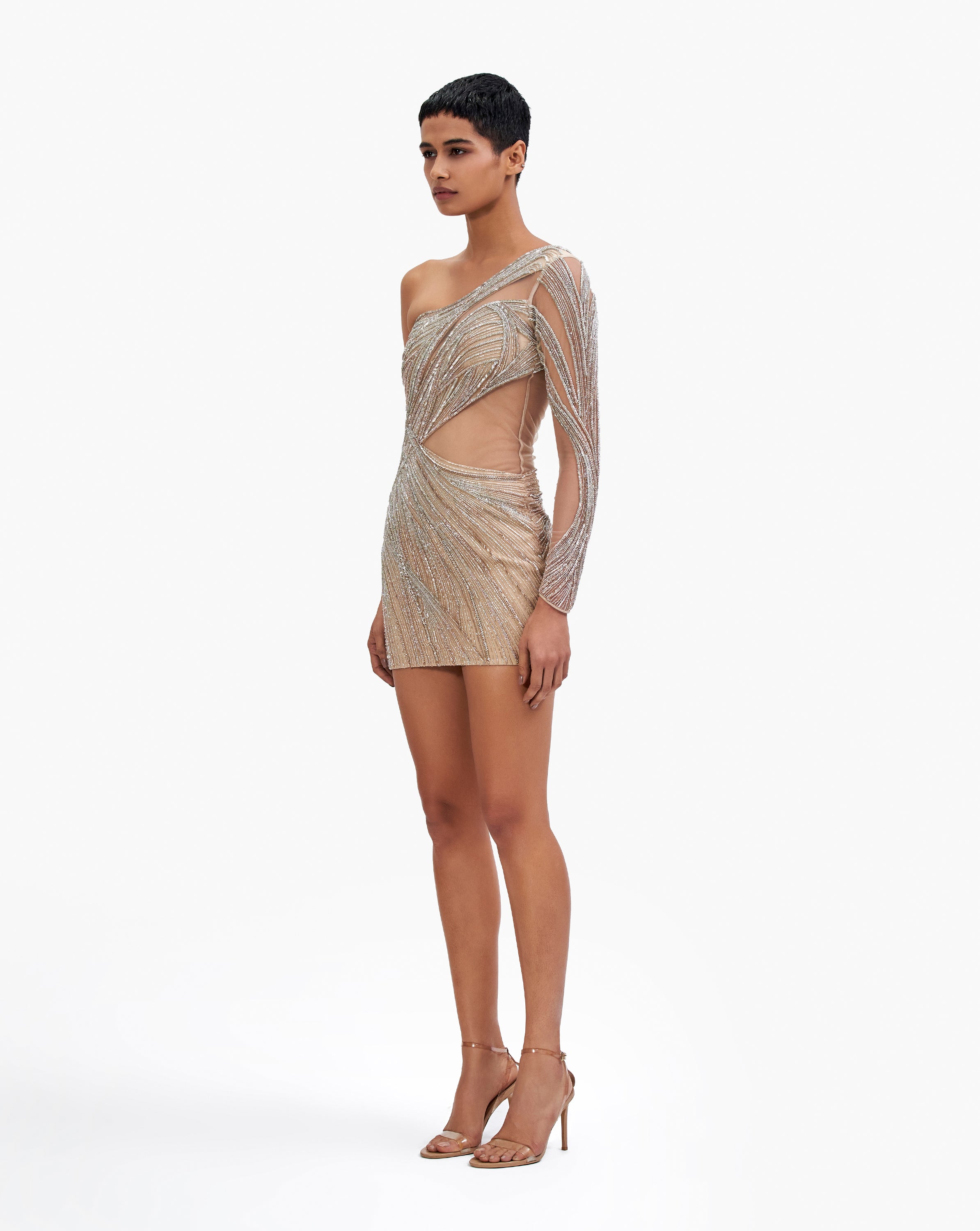 The Champagne Meteor Shower Dress