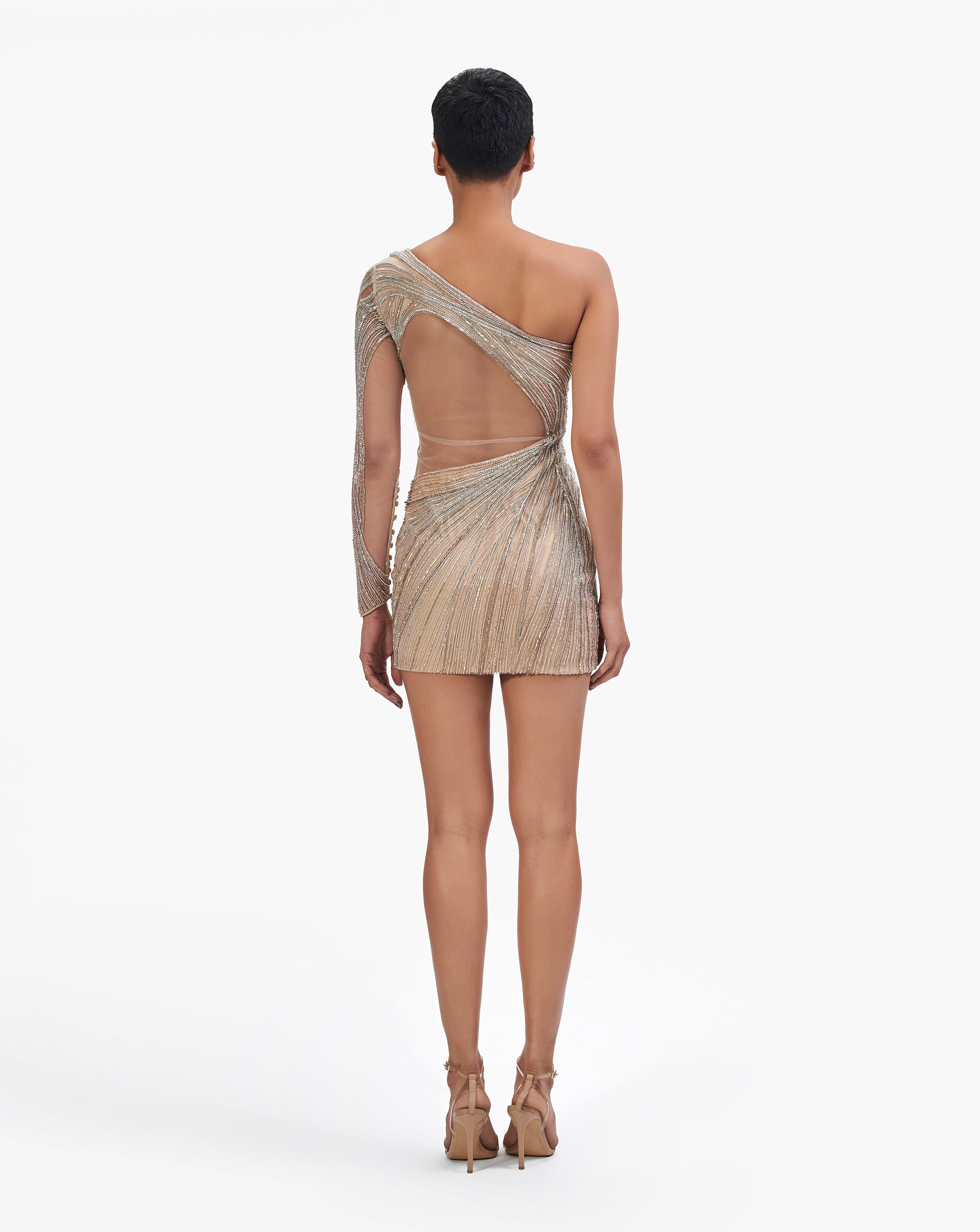 The Champagne Meteor Shower Dress