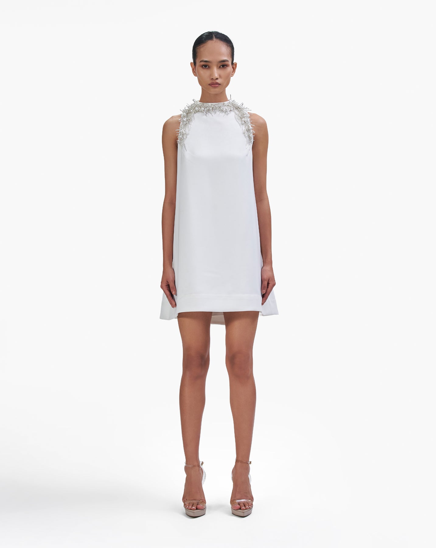 The White Antiform Dress – Gaurav Gupta Official