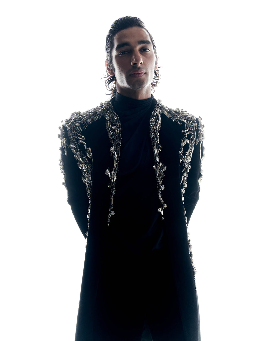 Anatomical Metal Long Jacket