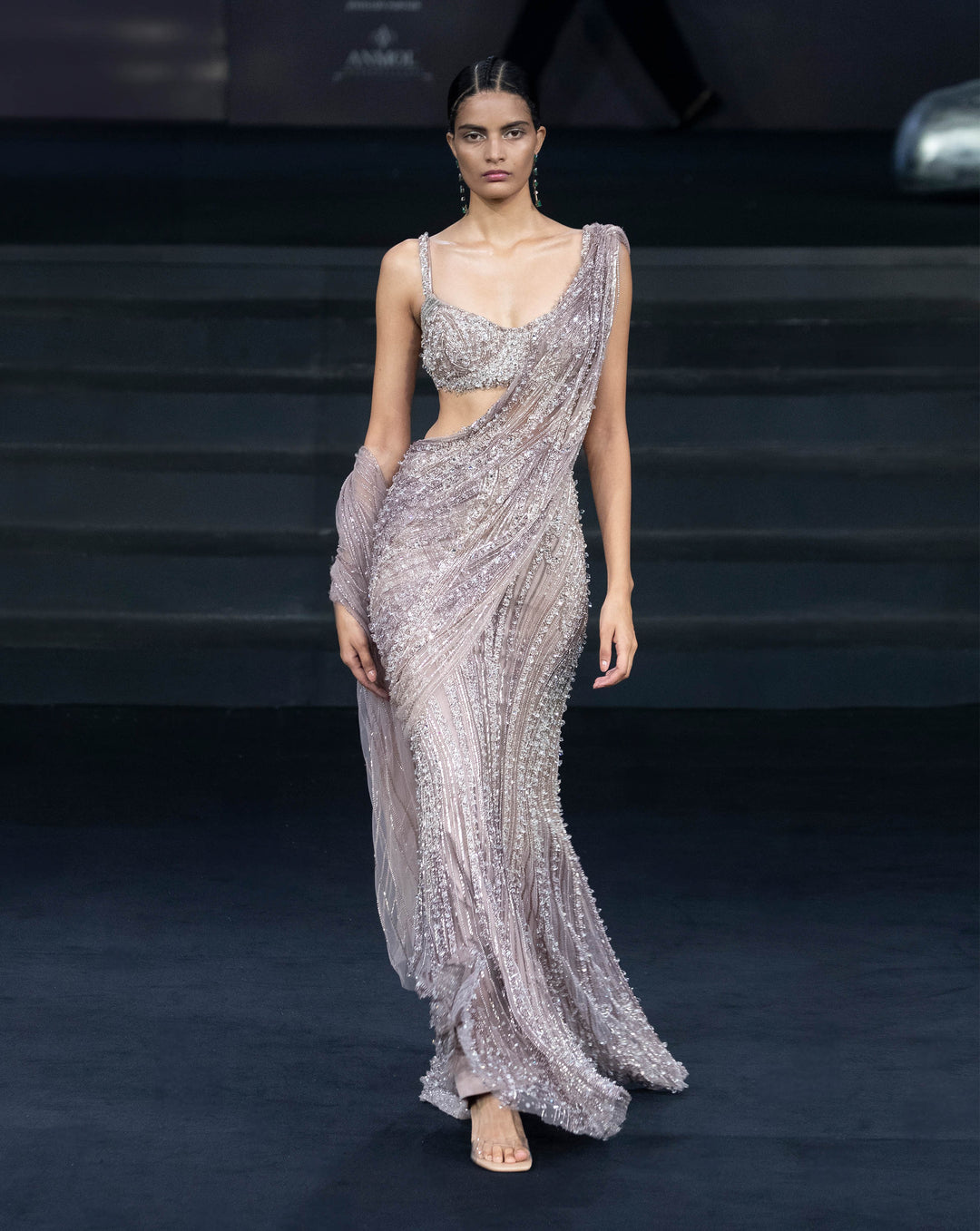 Anatomical Crystal Line Saree