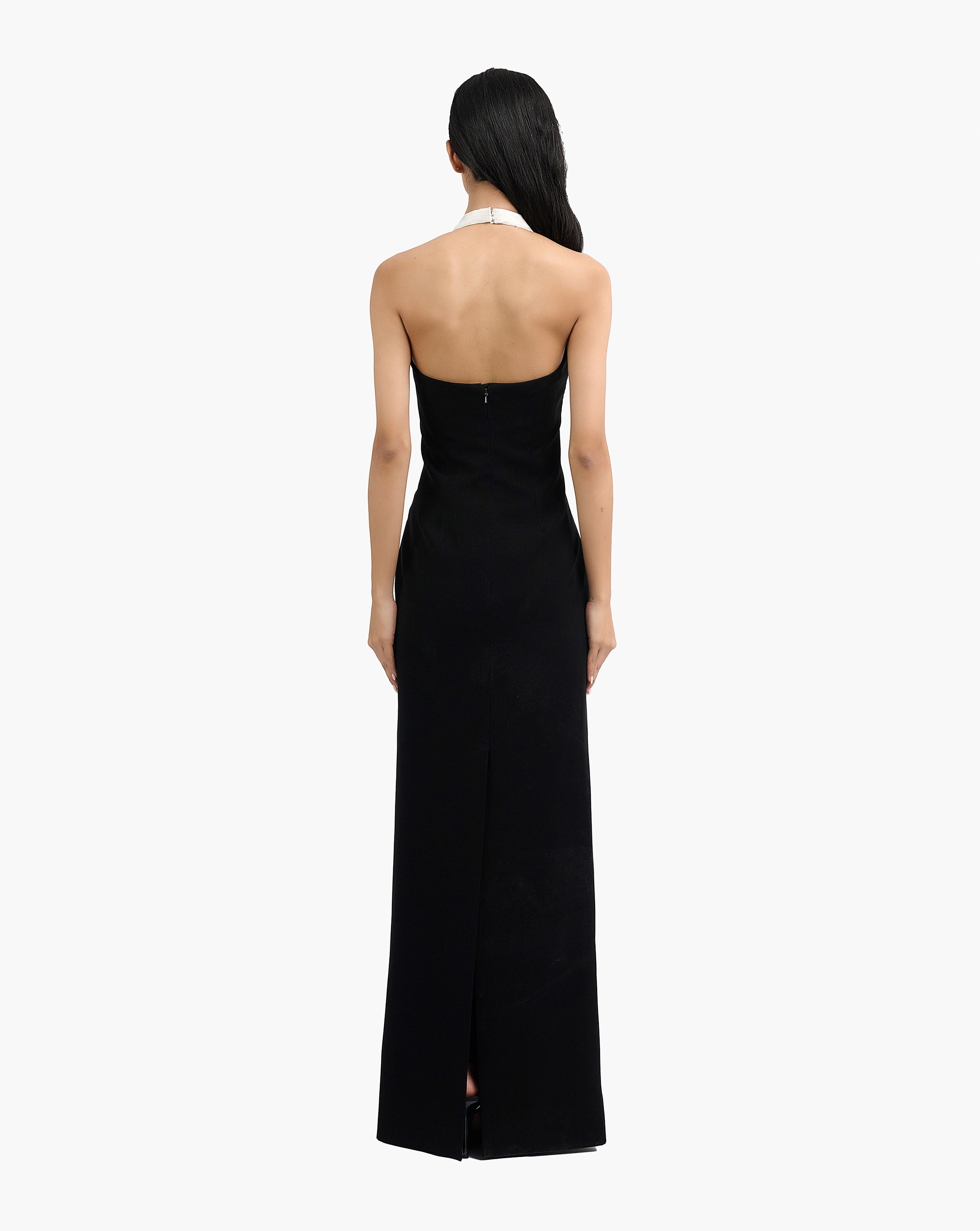 The Monochromatic Armor Gown