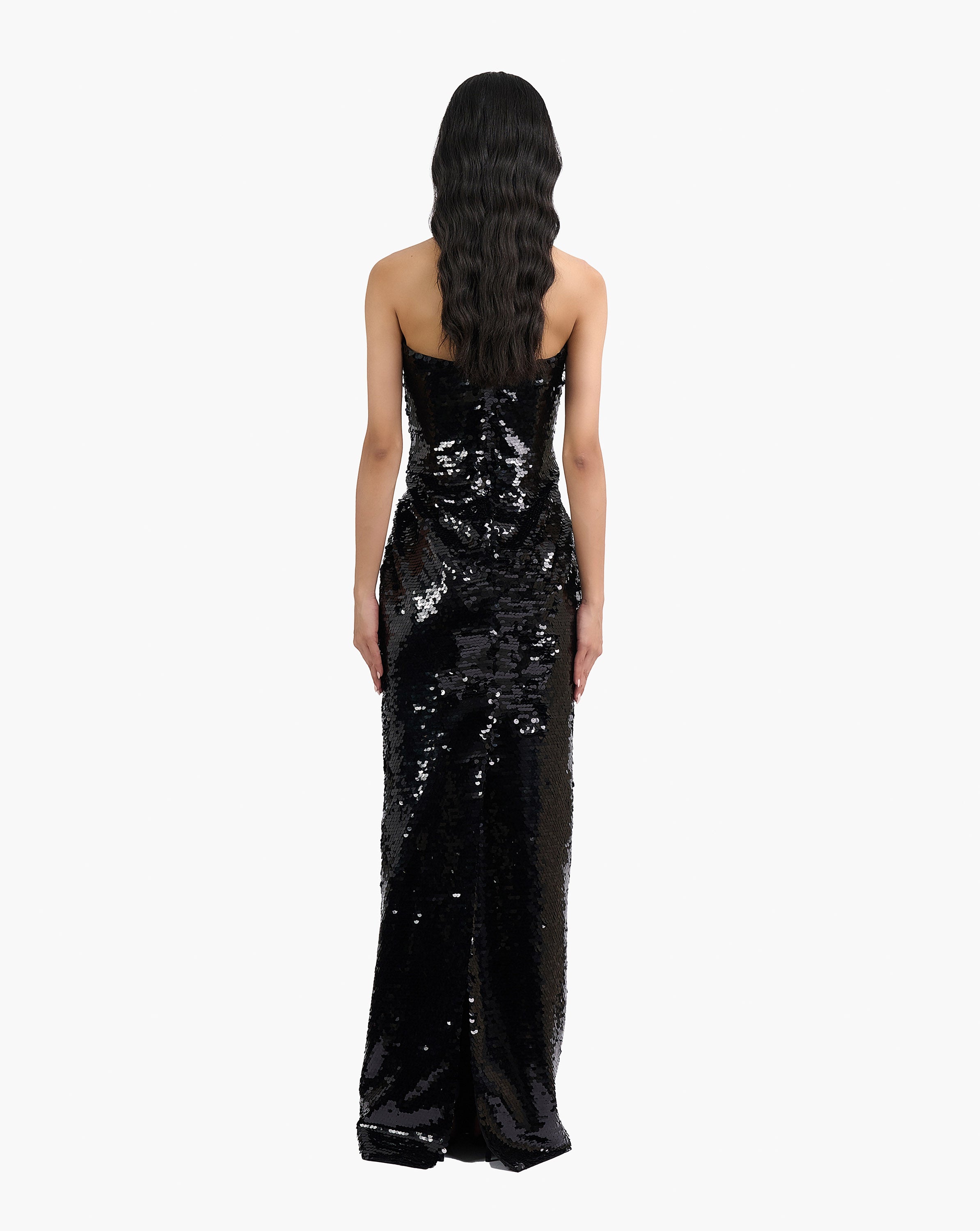The Sequin Column Gown