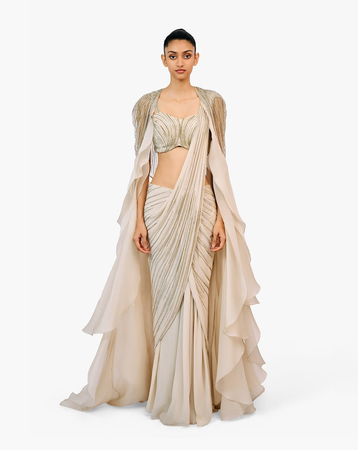 The Lunaris Saree Gown