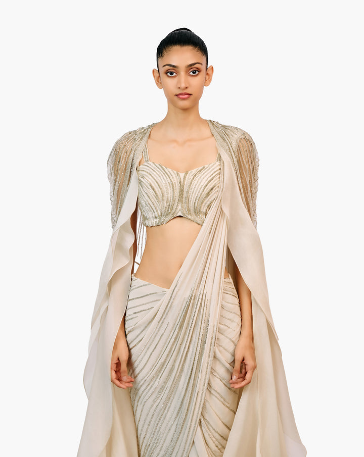 The Lunaris Saree Gown