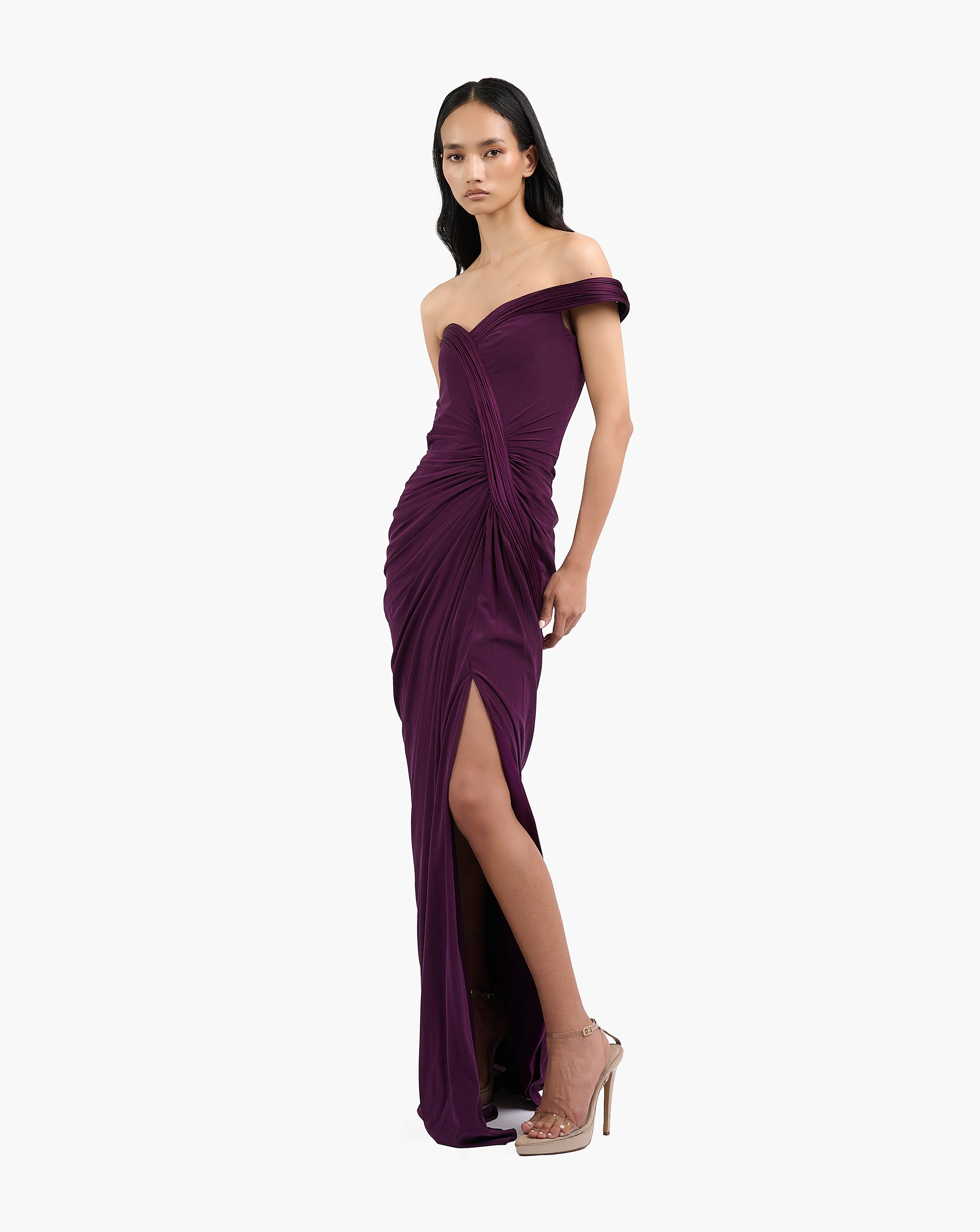 The Sculpted Athena Gown