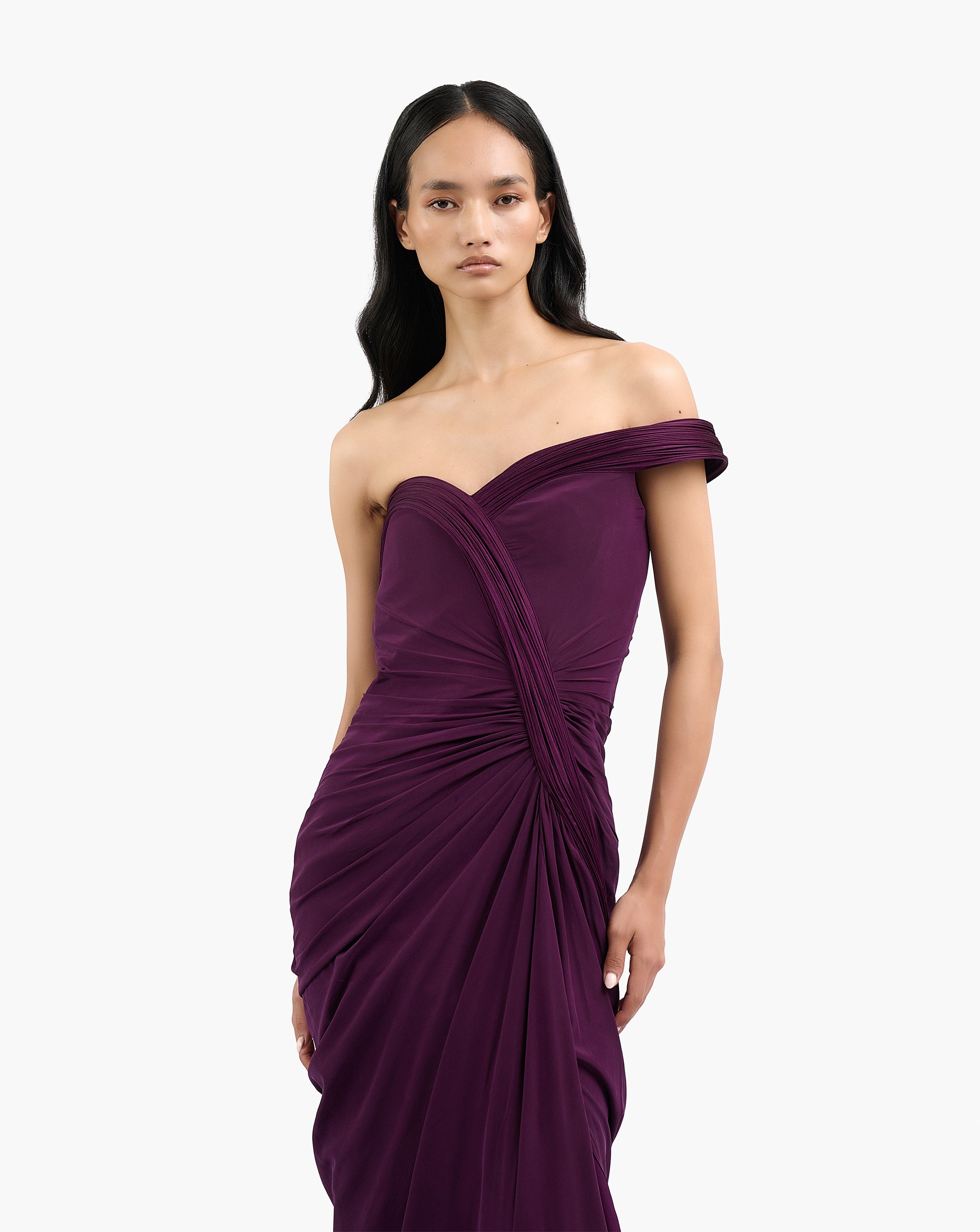 The Sculpted Athena Gown
