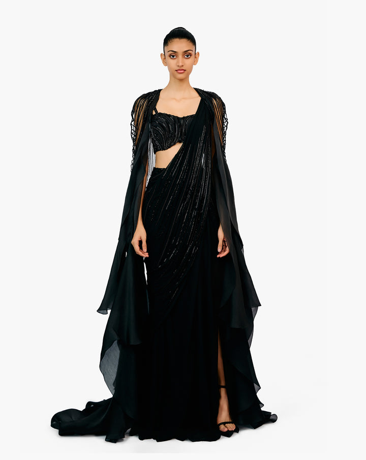 The Lunaris  Saree Gown