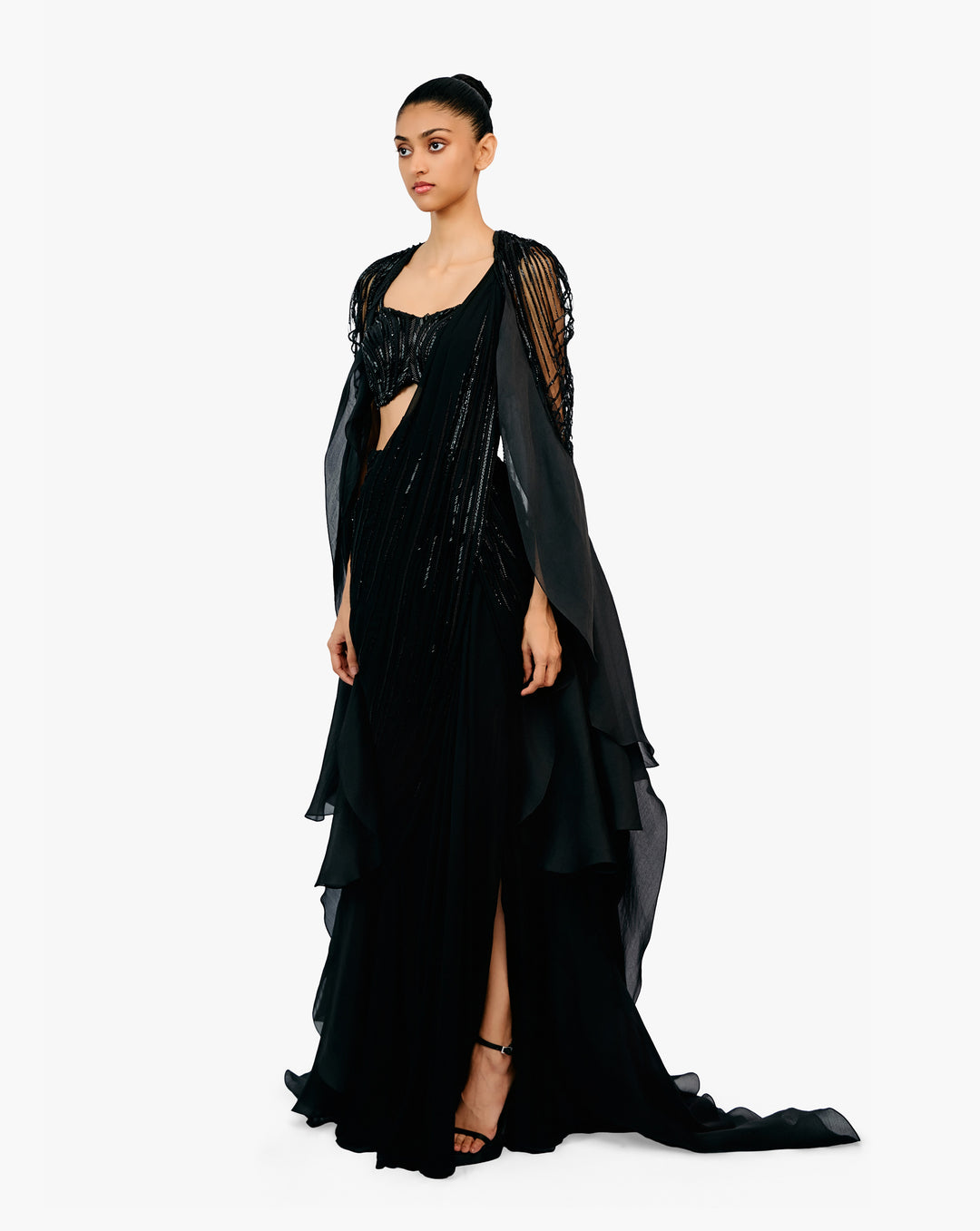 The Lunaris  Saree Gown