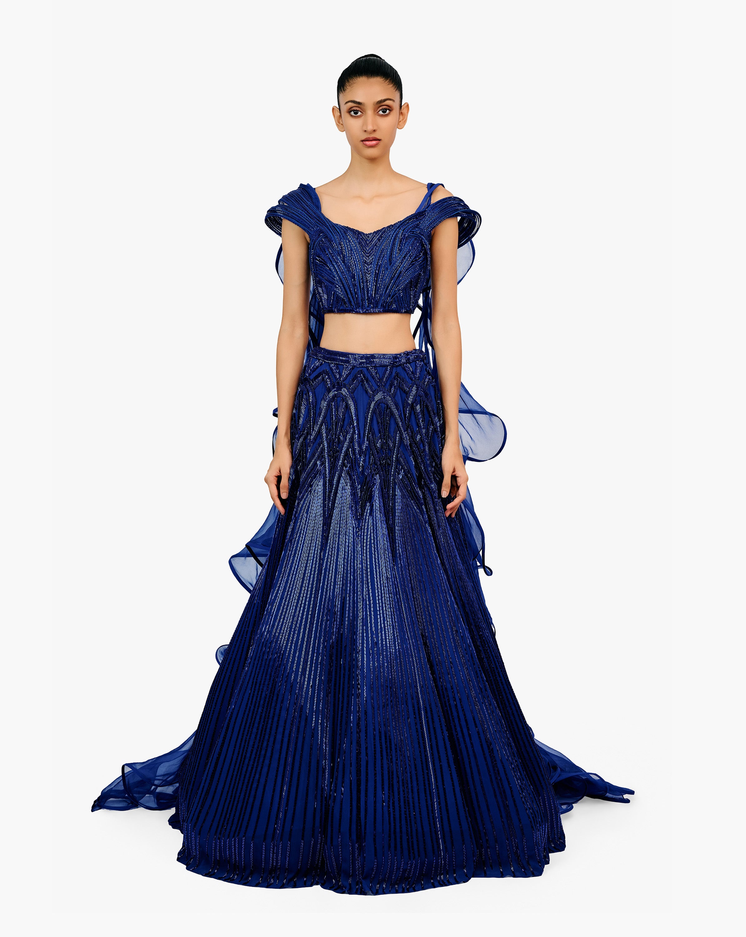 The Ether Sculpted Lehenga