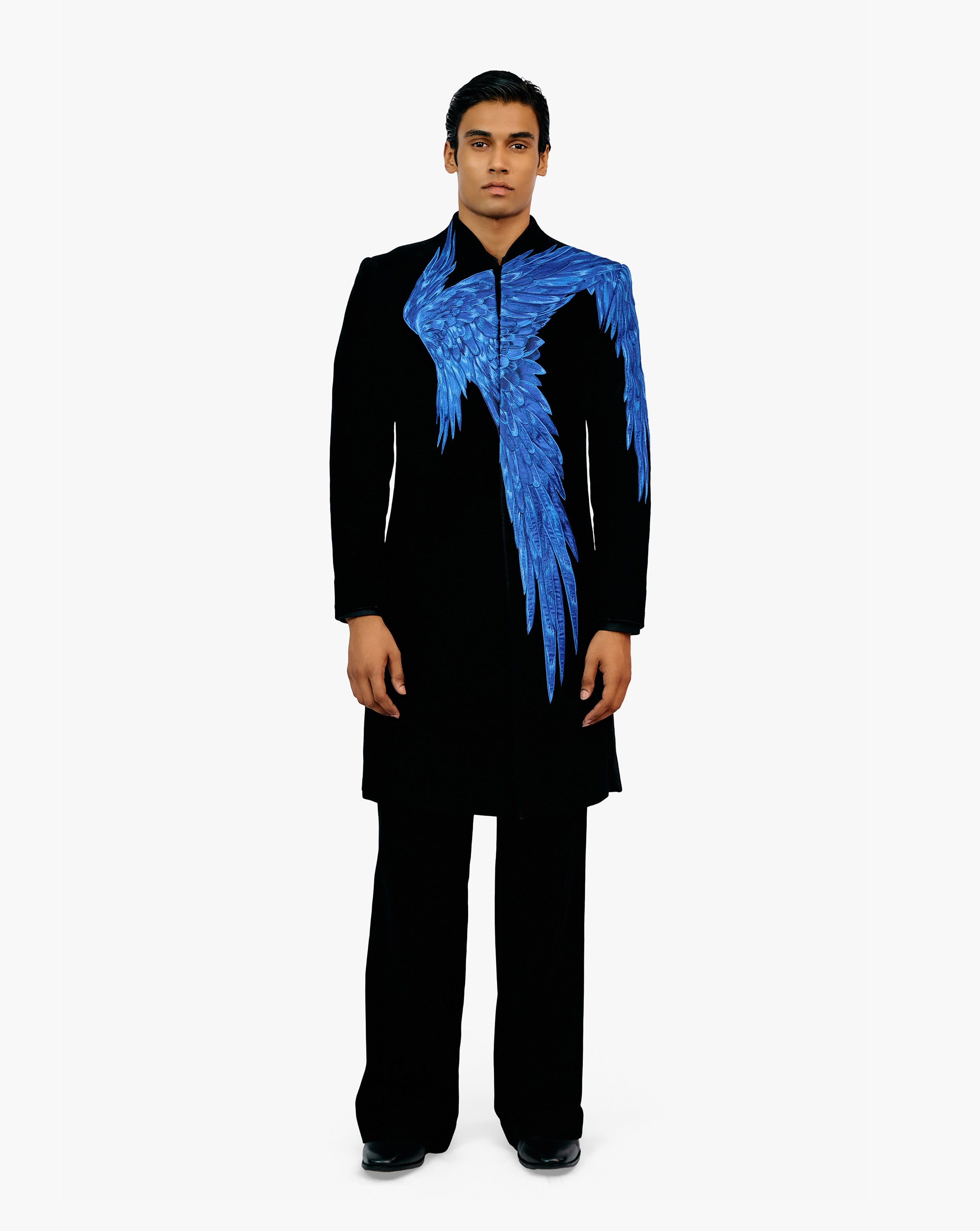 Galactic Blue Long Jacket