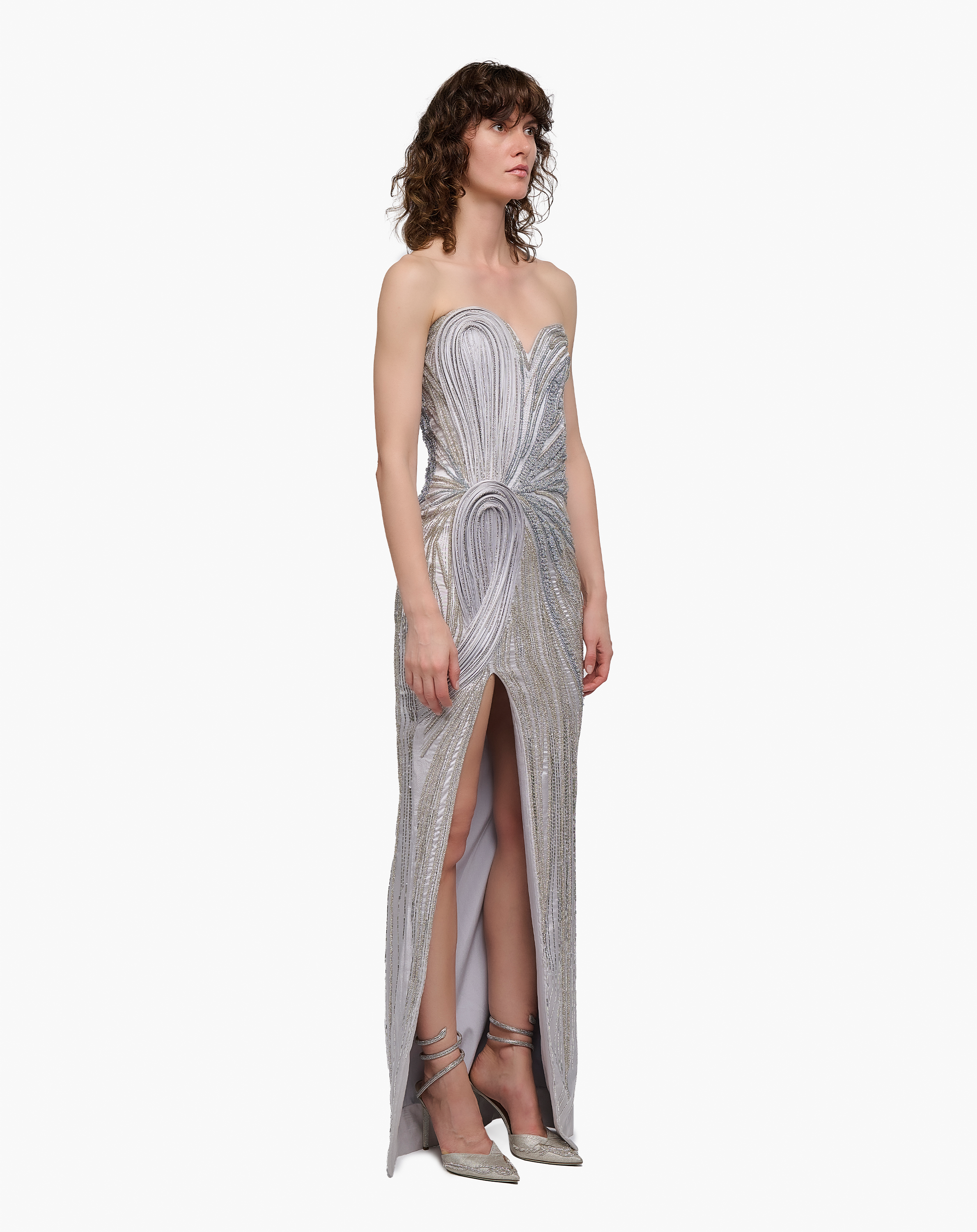 Strass Sculpted Gown