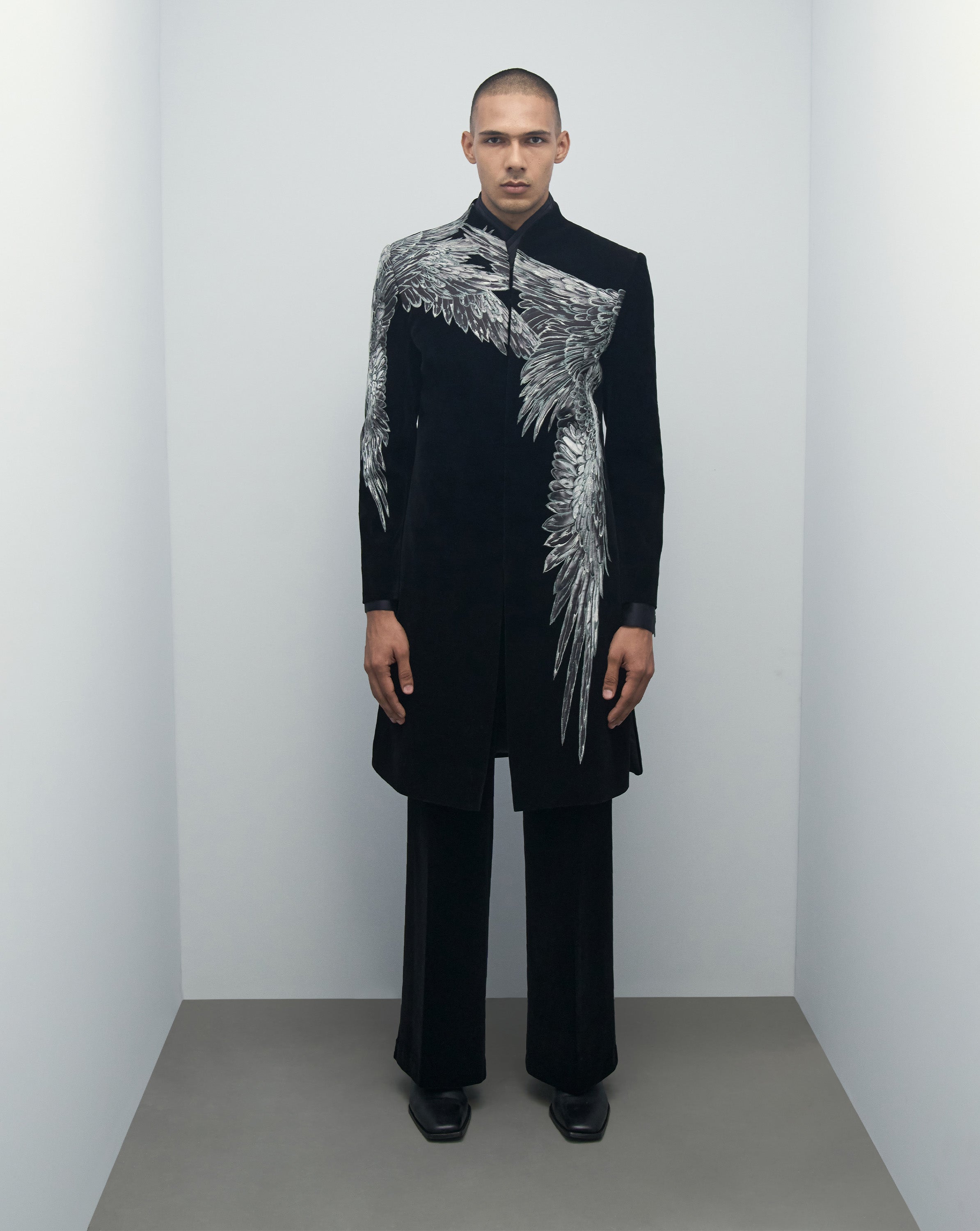 Asymmetrical winter long wool coat 4589 Asymmetrical winter long wool coat 4589